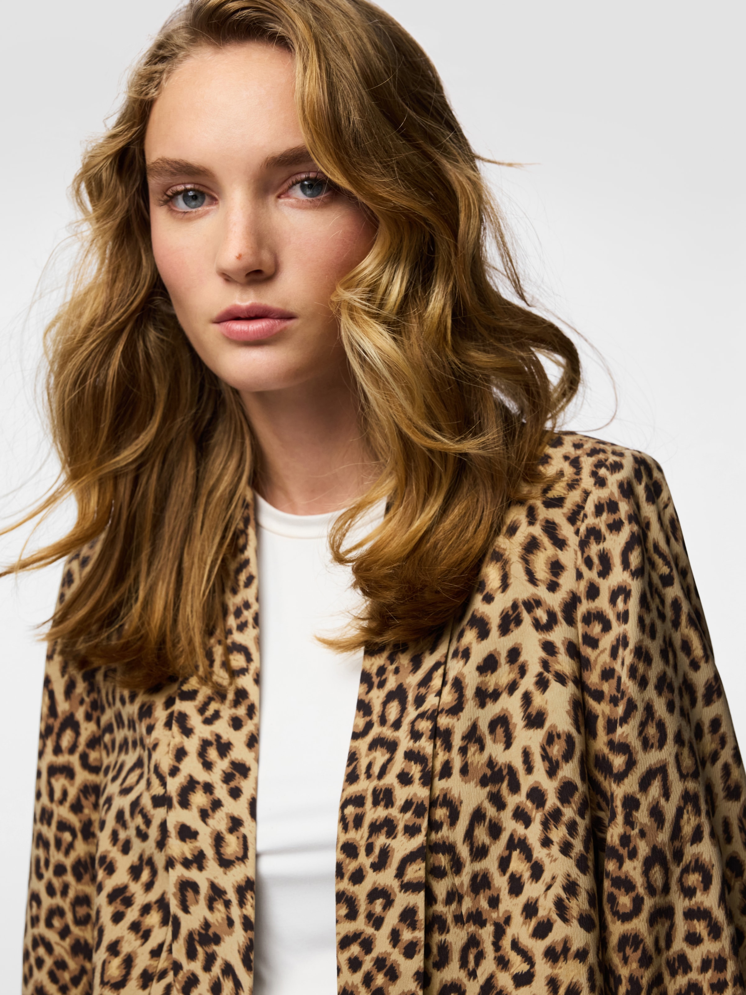 pieces Blusenblazer »PCBOSELLA 3/4 PRINTED BLAZER NOOS« mit 3/4 Ärmel