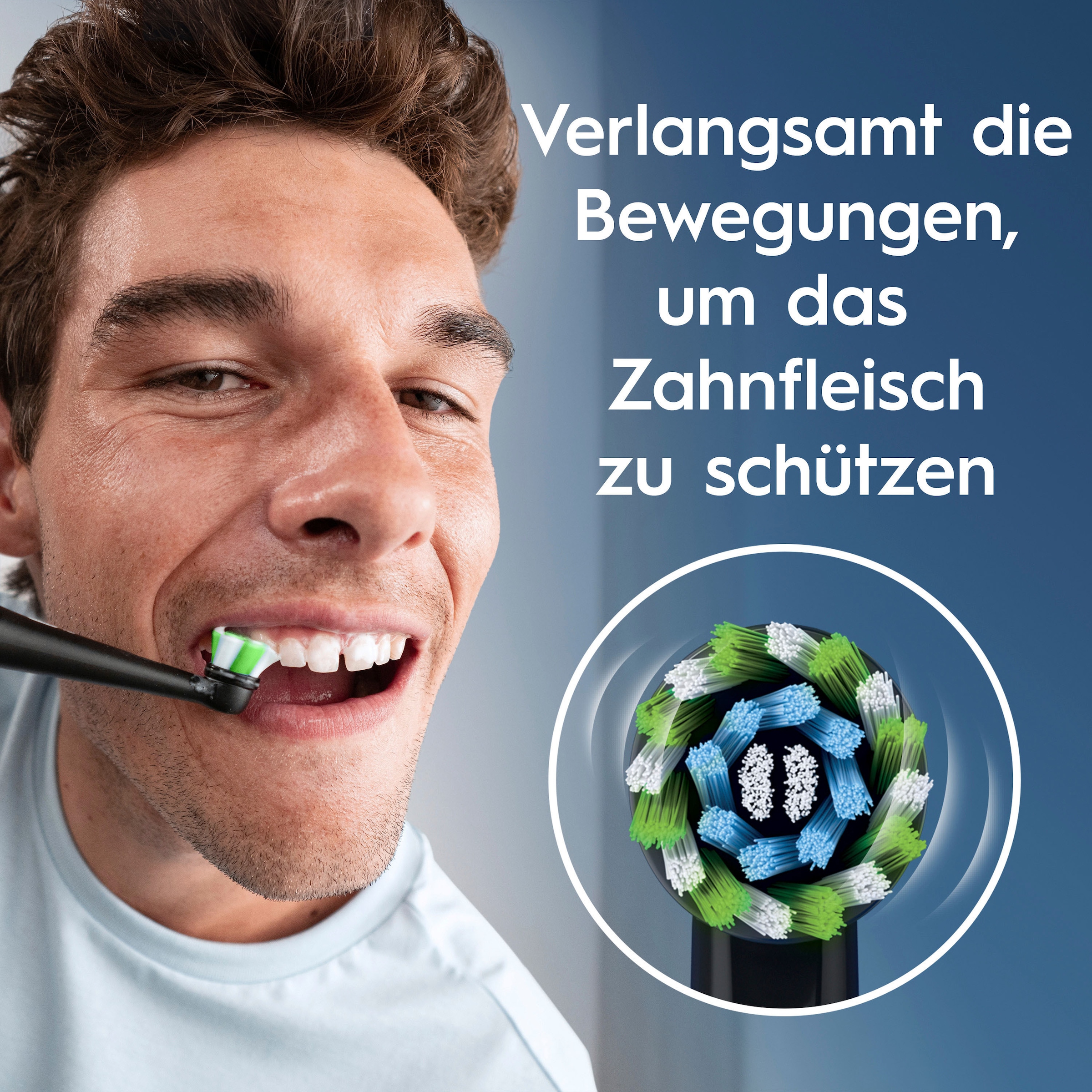 Oral-B Brosse à dents électrique »PRO Series 1 Doppelpack« 2 cuis Aufsteckbürsten capteur de pression