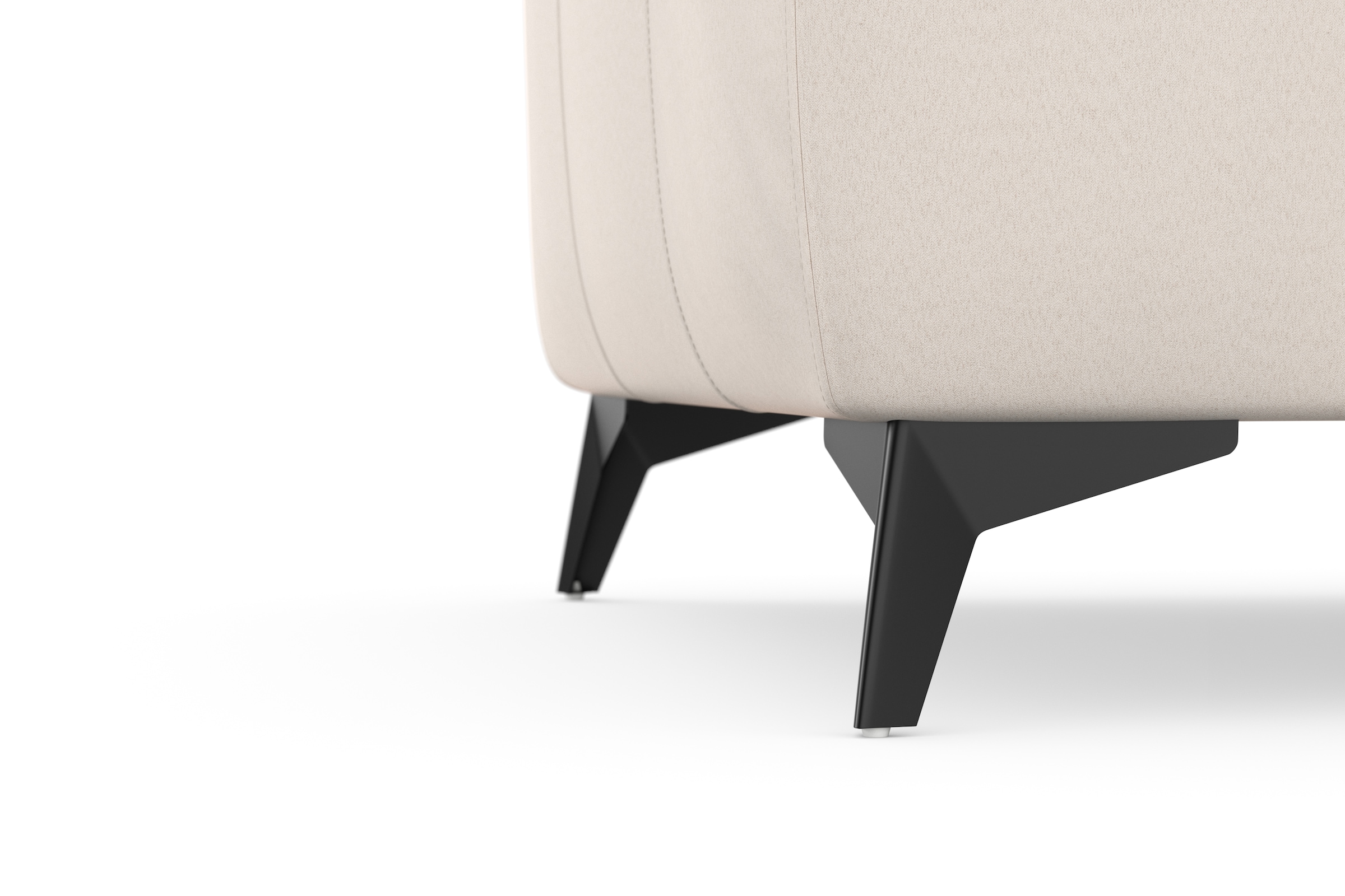 sit&more Canapé d'angle »Sinatra L-Form« optinal mit Kopfteilverstellung und Armteilfunktion, Metallfüsse