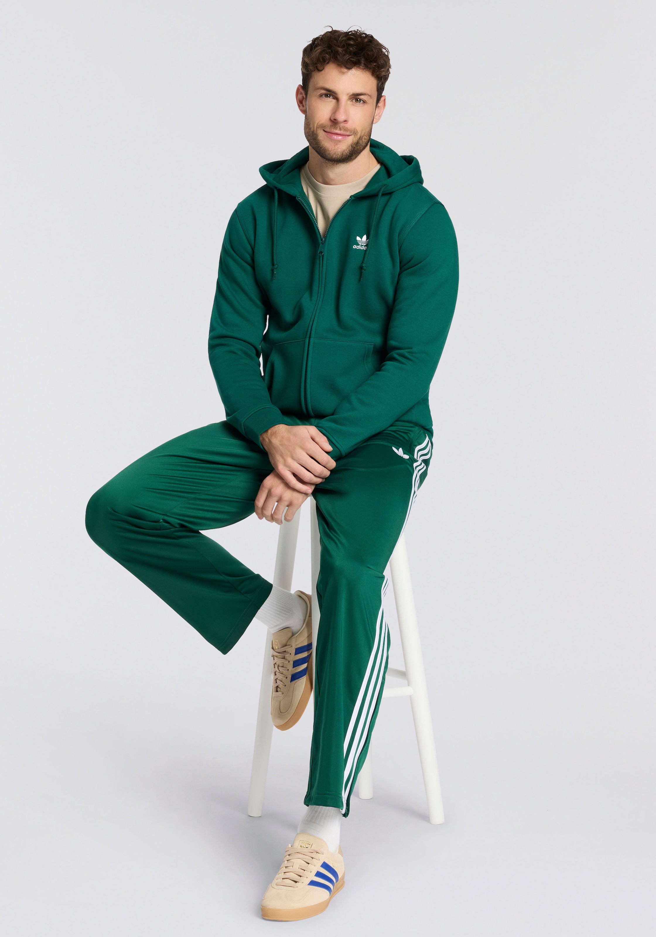 adidas Originals Kapuzensweatshirt »TREFOIL ESSENTIALS«, Full Zip Hoddie, Kapuzenpullover, Kapuzenjacke mit Reissverschluss
