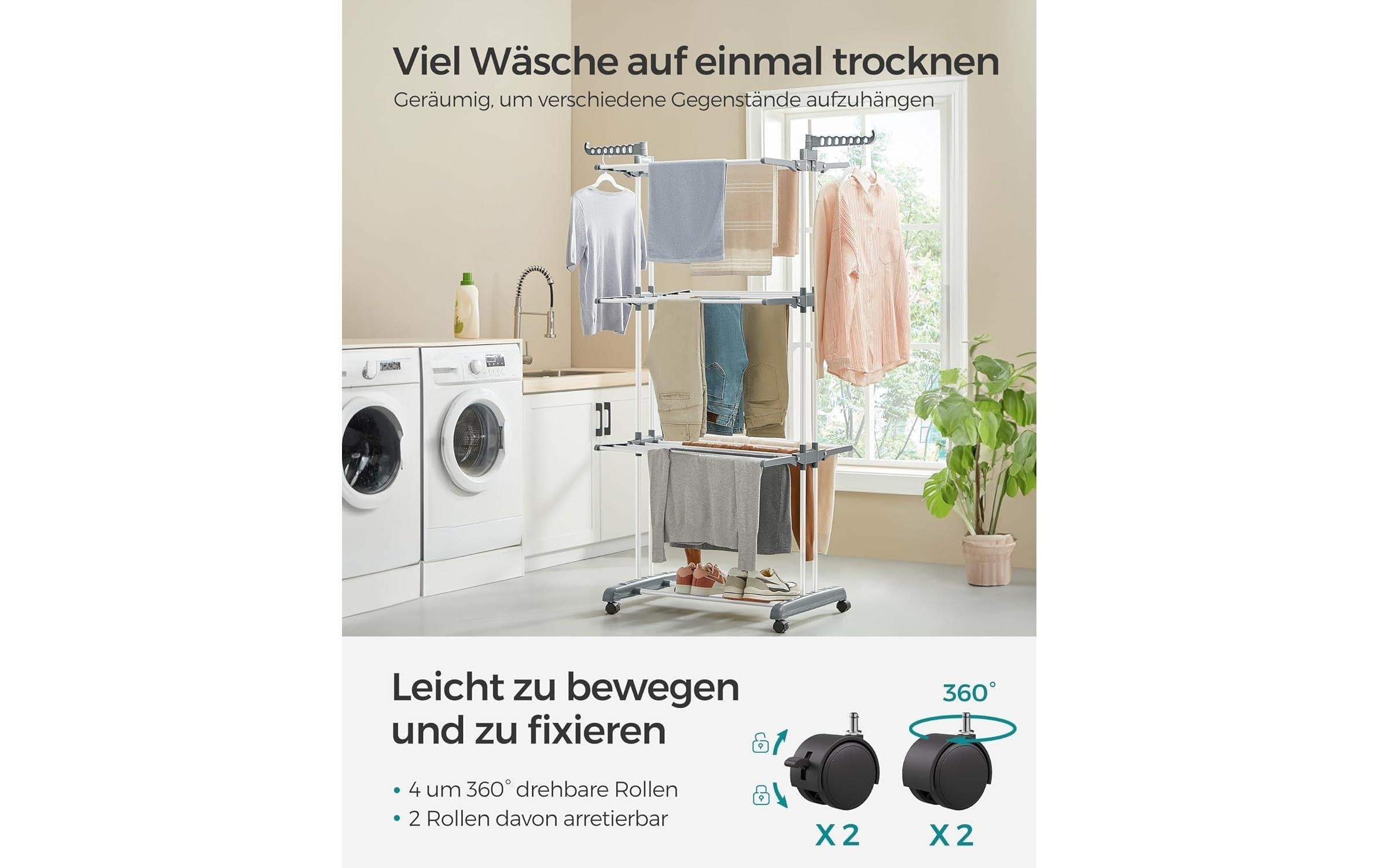 SONGMICS Séchoir à linge »126 m«