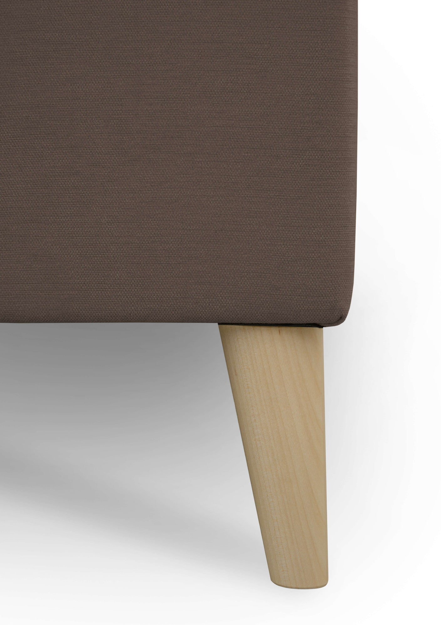 GOODproduct 3-Sitzer »Oland Skandi, weicher Chenille-Stoff« 224 cm, Wellenunterfederung, Skandi-Design, Massivholzfüsse