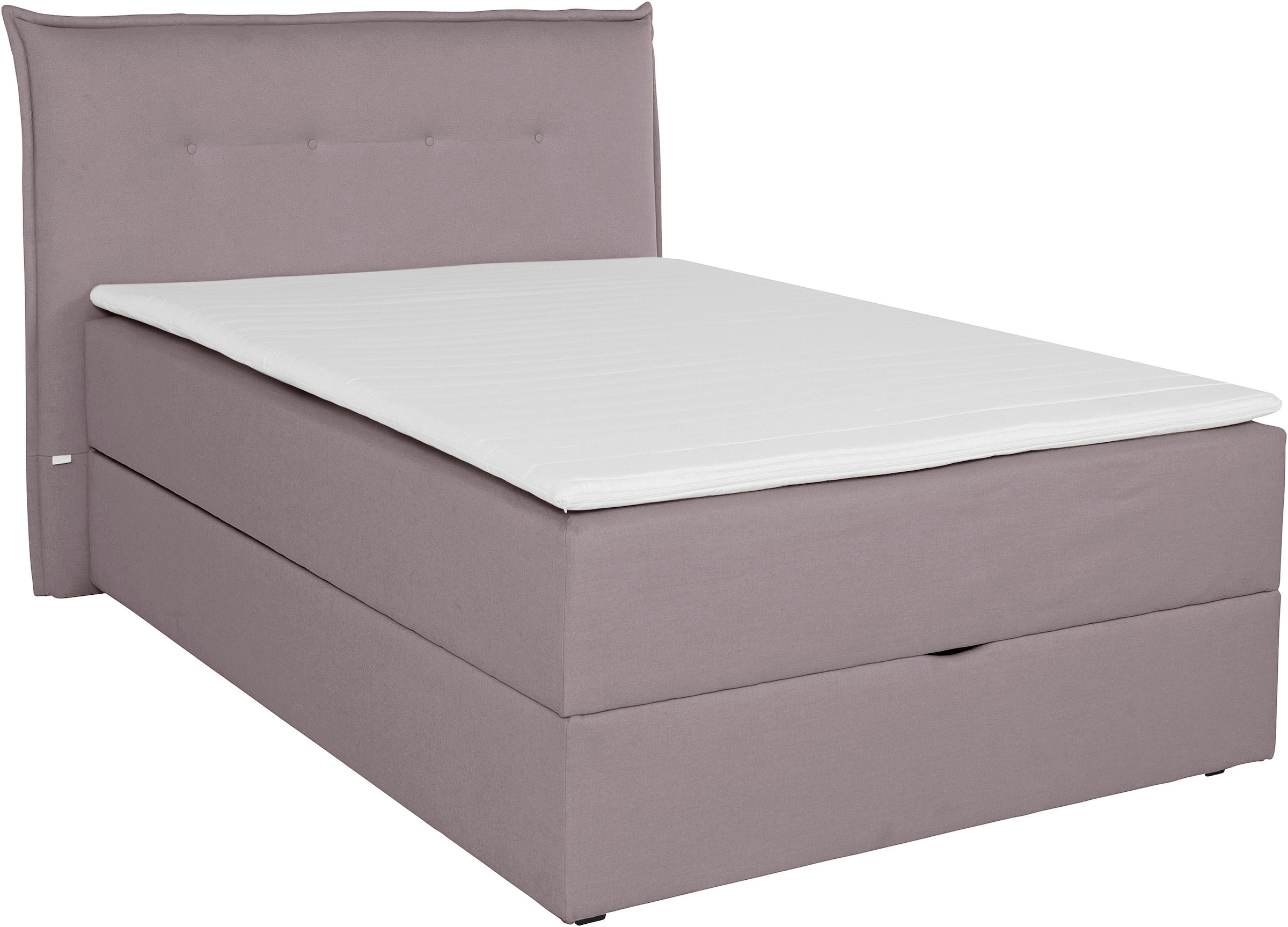 andas Boxbett »Kederleicht« inklusive Bettkasten & Topper, in 4 Breiten und 2 Härtegraden