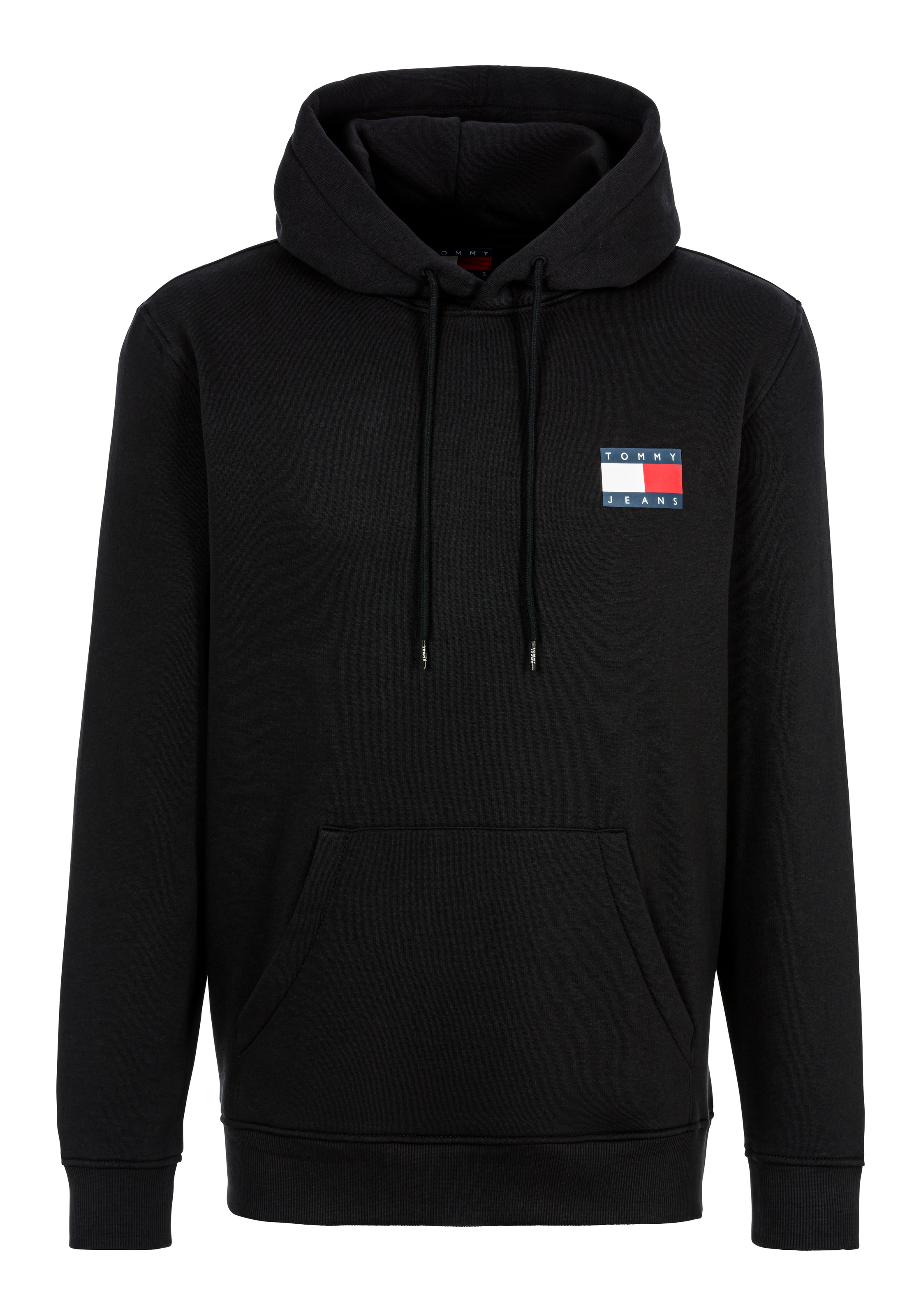 Tommy Jeans Sweatshirt »TJM REG ESSENTIAL FLAG HOOD EXT«, mit bedruckten Markenlogo auf Brusthöhe

