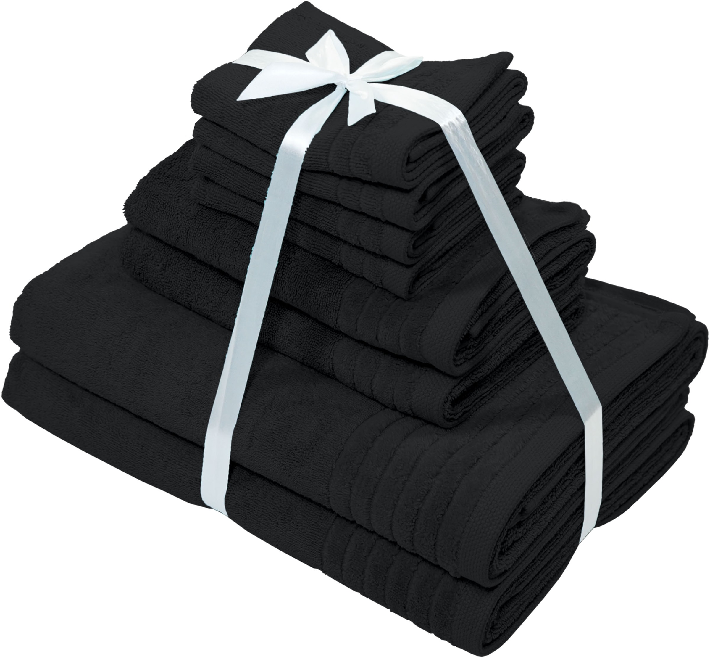 GOODproduct Set de serviettes »Sanremo Premium, Premium Handtücher, 600 gr/m², dicke Qualität« Ensemble 8 cuis Frottee serviettes de douche, serviettes, lingettes, 100% coton, garantie 5 ans