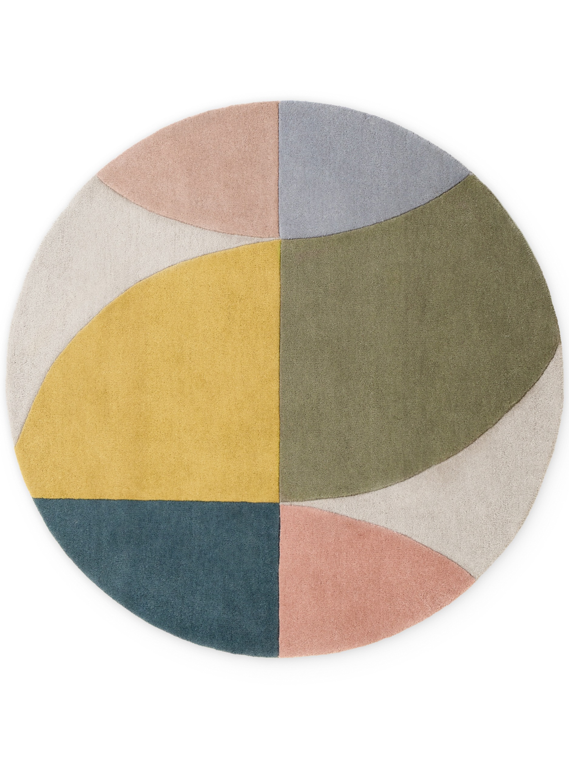 Ted Baker Wollteppich »Savile« rund 17 mm Höhe Wolle, Naturteppich, Handgemacht, Wohnzimmer, Schlafzimmer, bunt