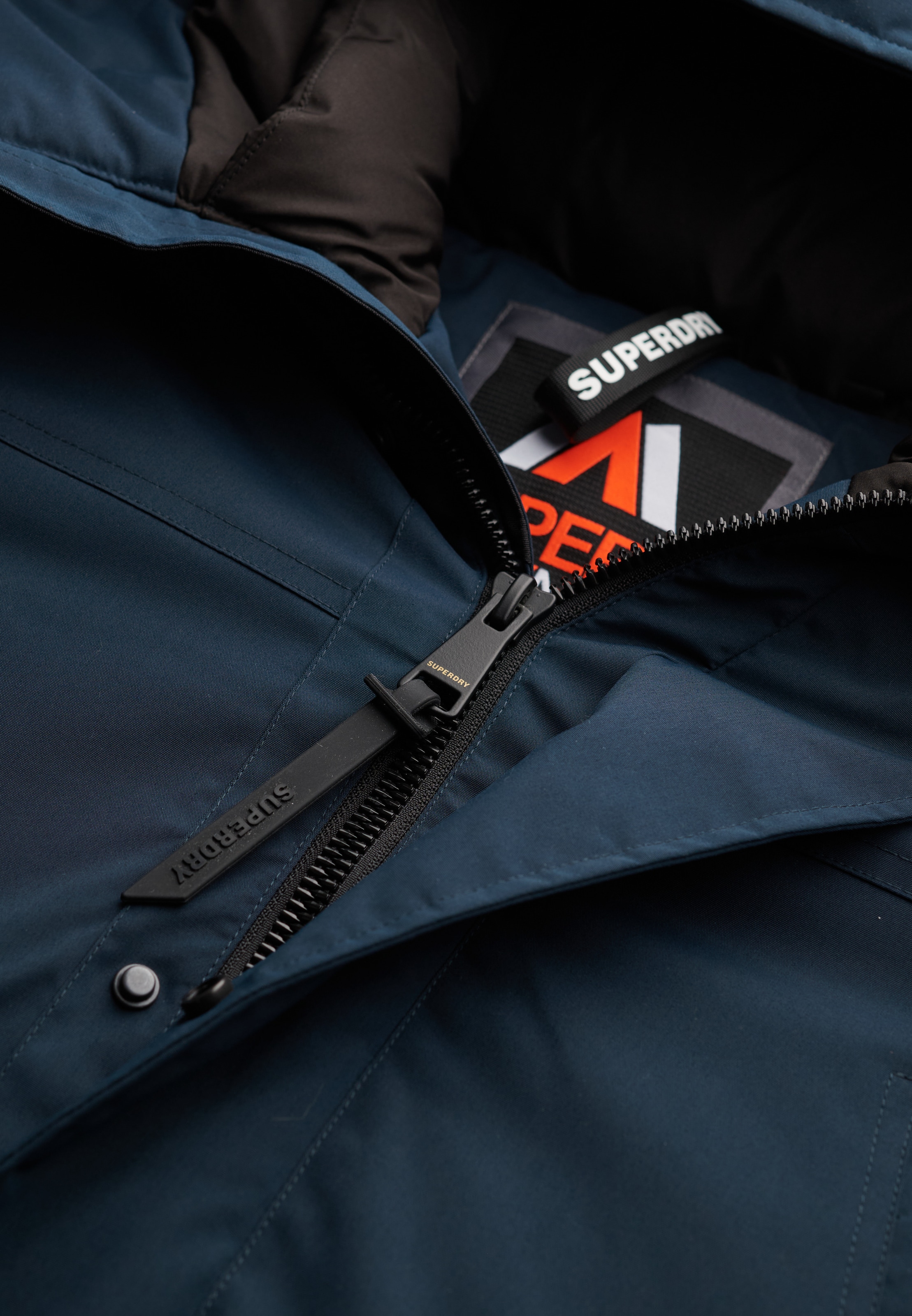Superdry Steppjacke »City Padded Parka Jacket« mit Kapuze
