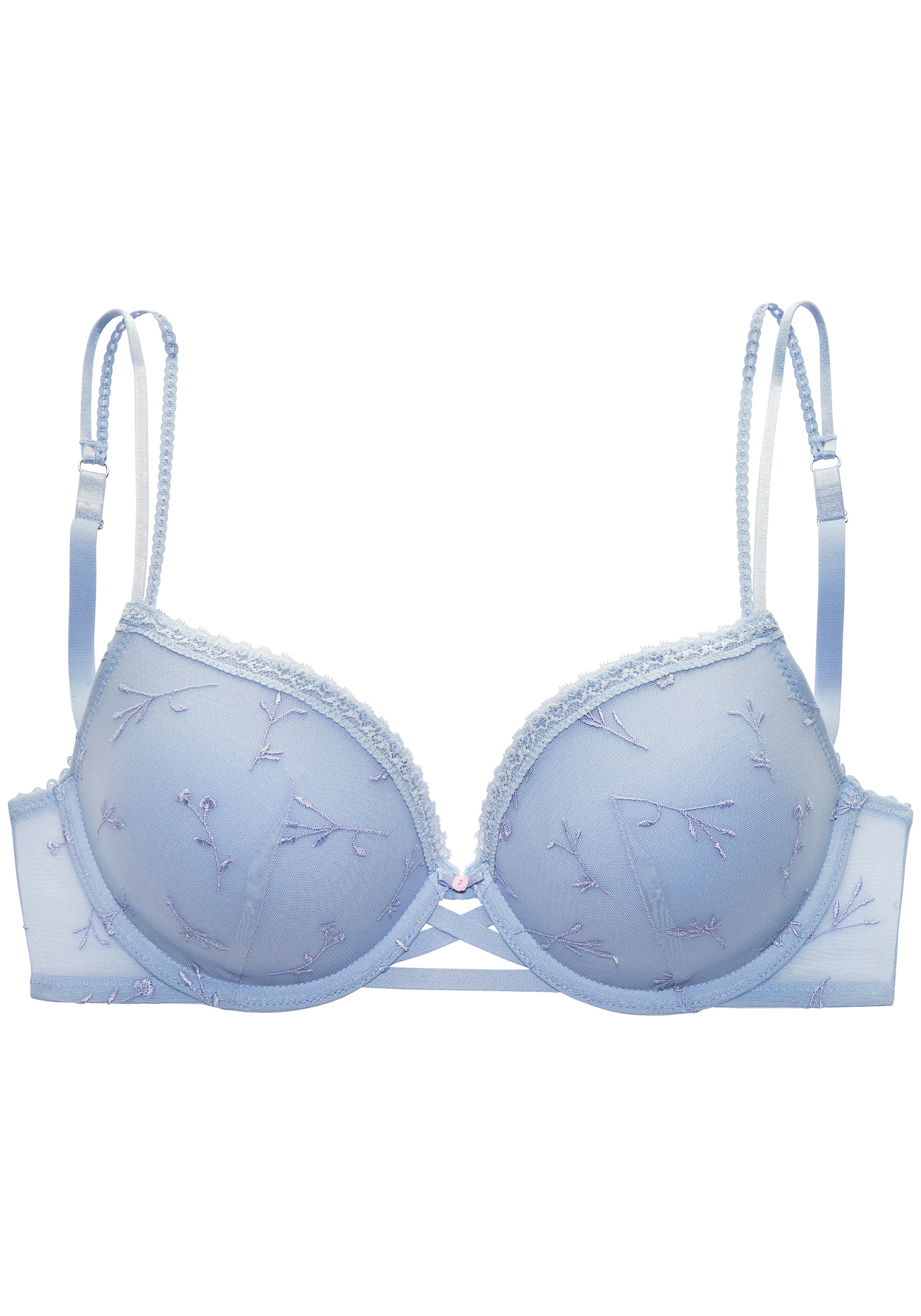 Vivance Soutien-gorge push-up »Thea« mit Blumen aus feiner Stickereispitze, sexy Dessous
