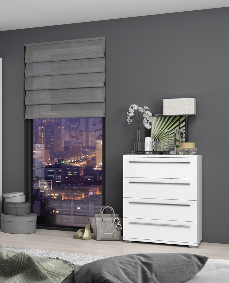 GOODproduct Schubkastenkommode »Piano, mit 4 oder 5 Schubladen, FSC-zertifizierter Holzwerkstoff« UV lackiert hochglänzend,Soft-Close Funktion, in 2 Breiten und 2 Höhen