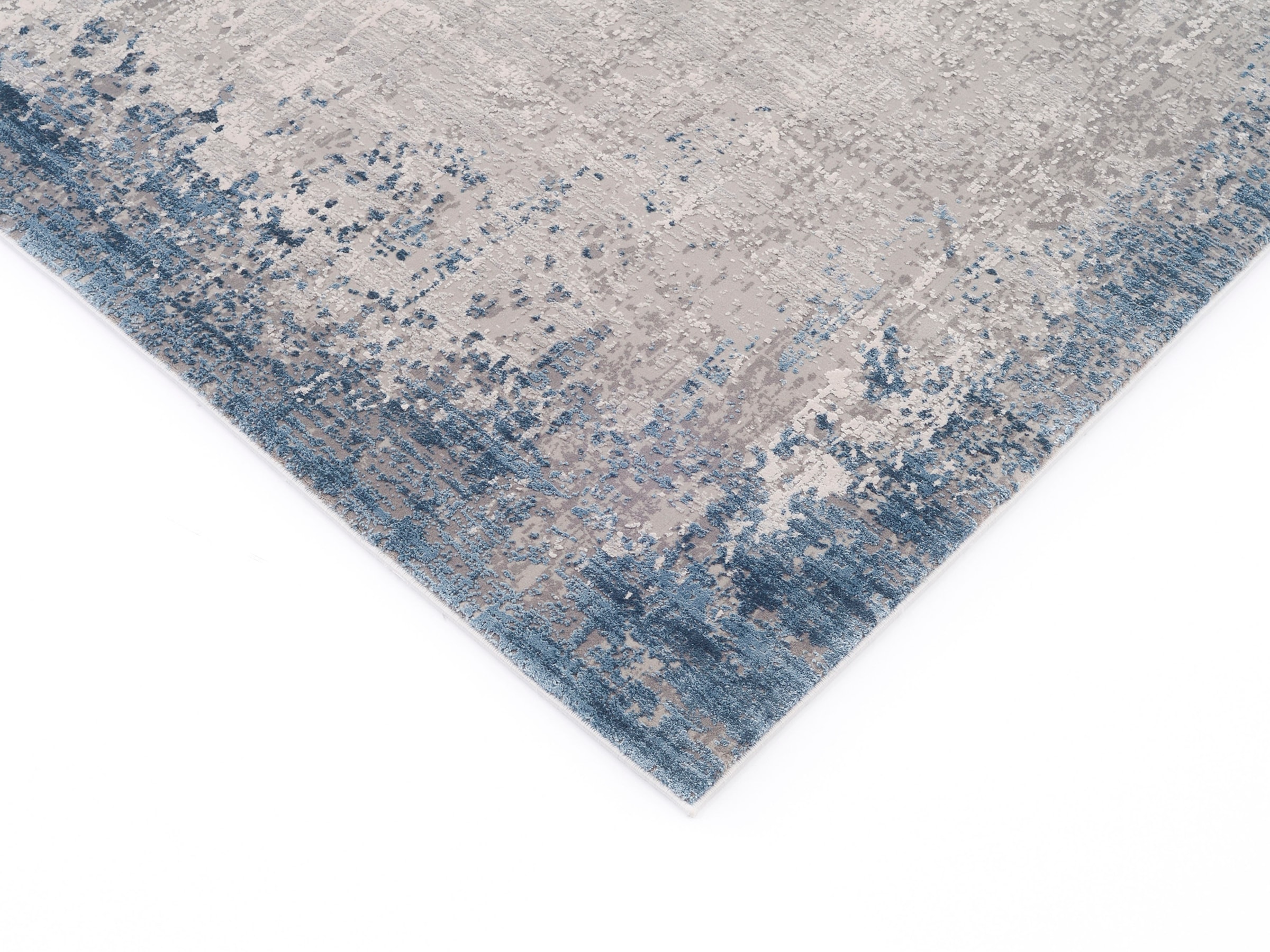 WK WOHNEN Teppich »BORDER« rechteckig 8 mm Höhe hochwertiger Viskoseanteil, samtweiche Oberfläche mit 3 D Effekt