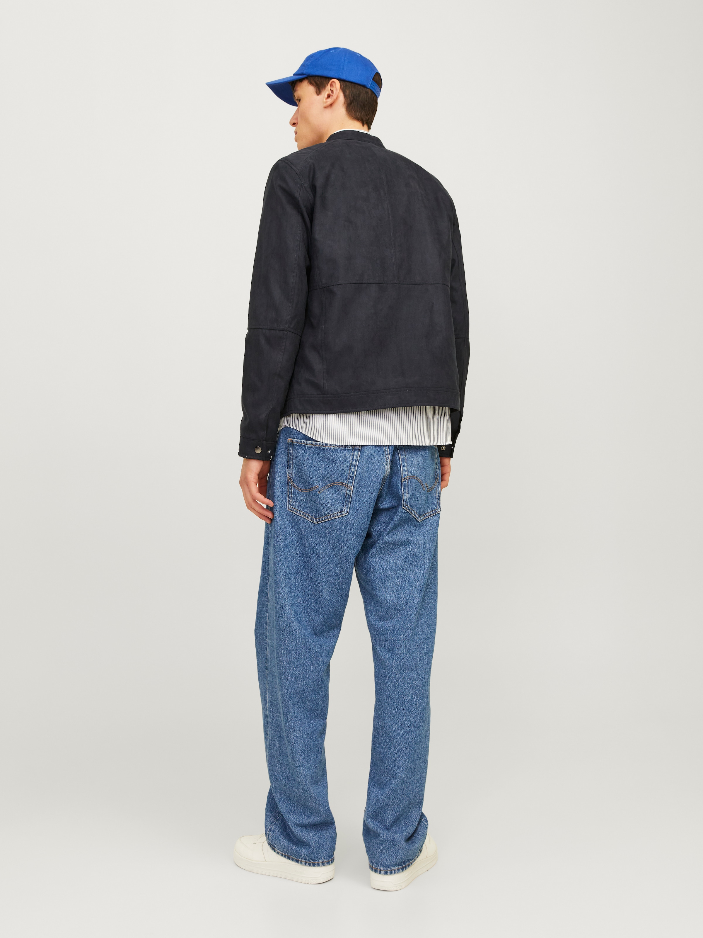 Jack & Jones Veste de motard »JJEDYLAN mit wasserabweisender Funktion« ohne Kapuze unifarben, modisch, regular fit, Polyester