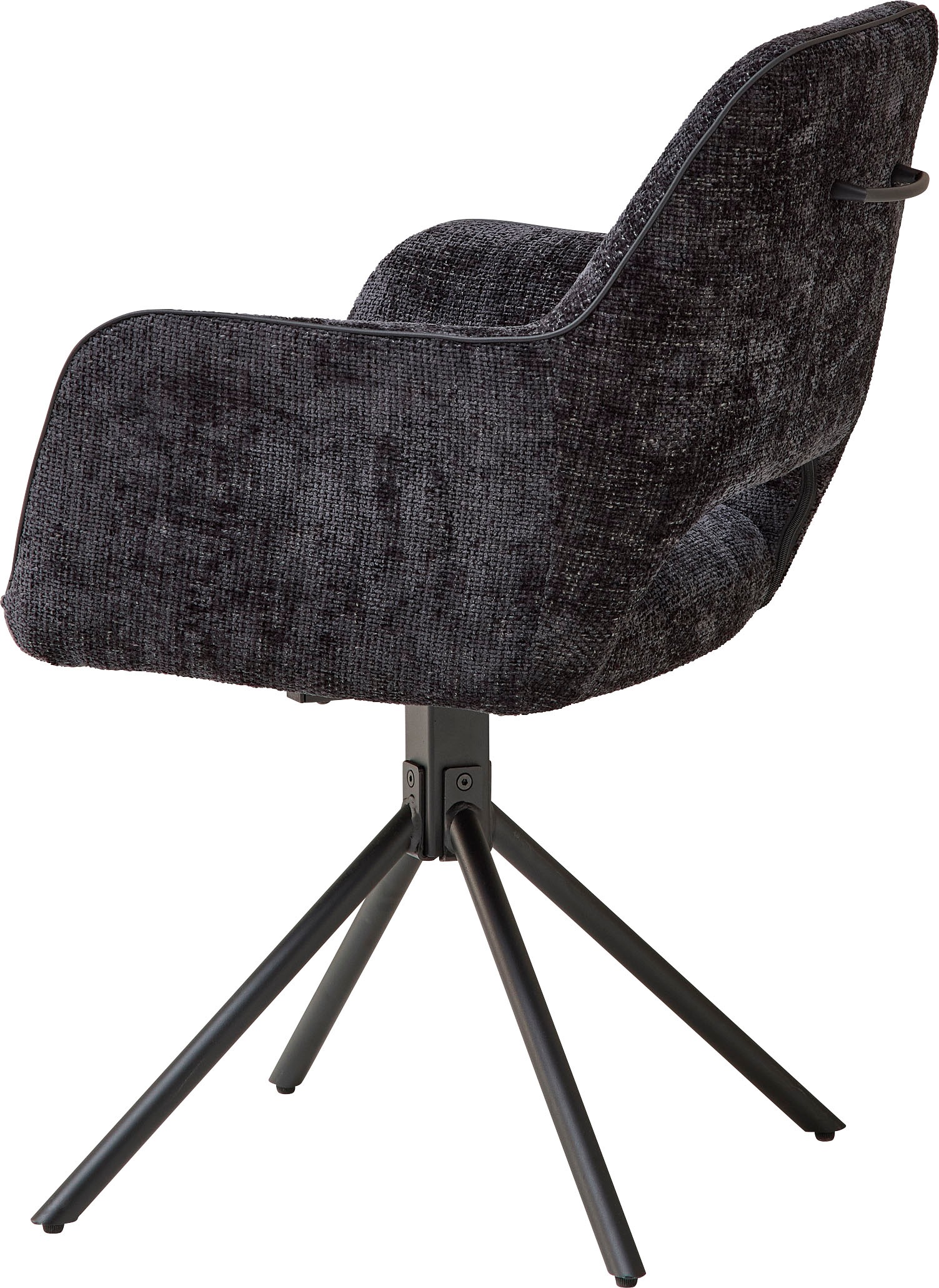 Stolkom Chaise avec accoudoirs »Adrina B/H/T 63x89x62 cm« (Paquet) 1 cuispivotant à 180 degrés avec retour automatique