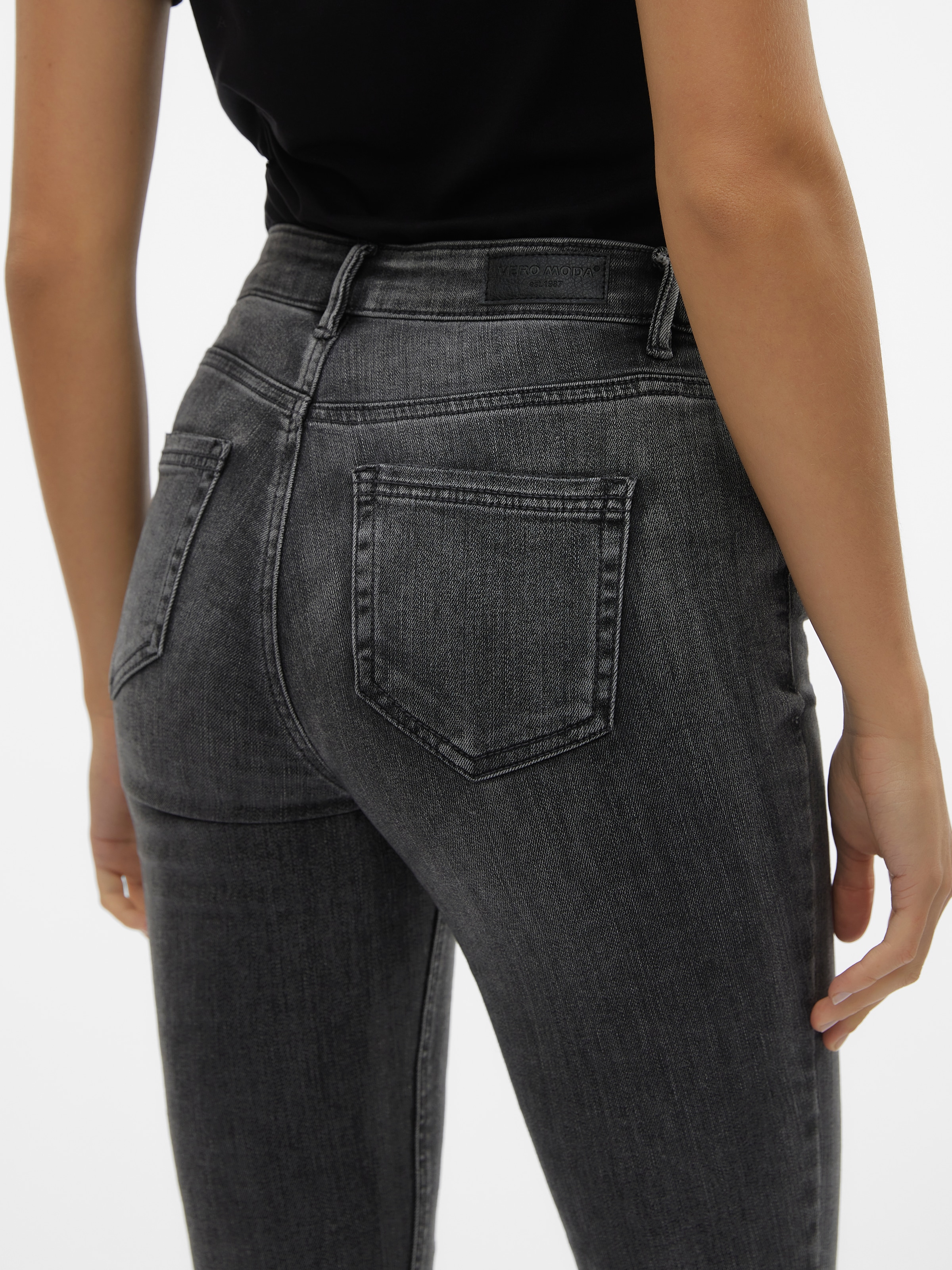 Vero Moda Skinny-fit-Jeans »VMFLASH MR SKINNY JEANS LI213 NOOS« Baumwollmischung mit Stretch, regular waist, skinny fit