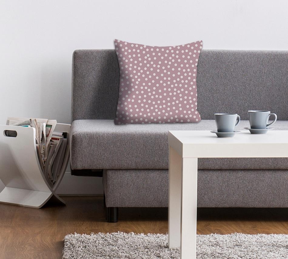 queence Coussin décoratif »Punkte« Kissenhülle ohne Füllung, 1 Stück