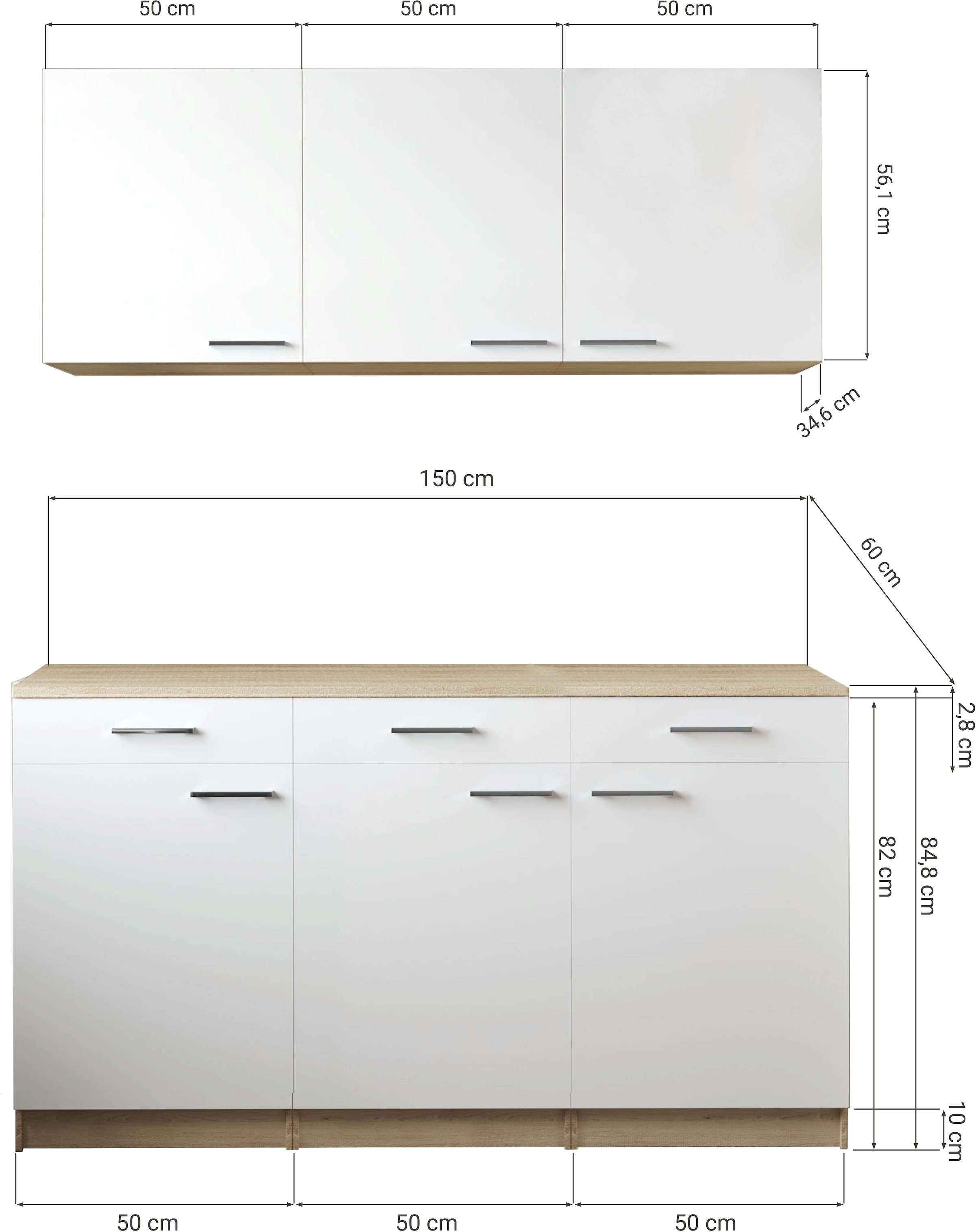 RESPEKTA Mehrzweckschrank-Set »Merle«