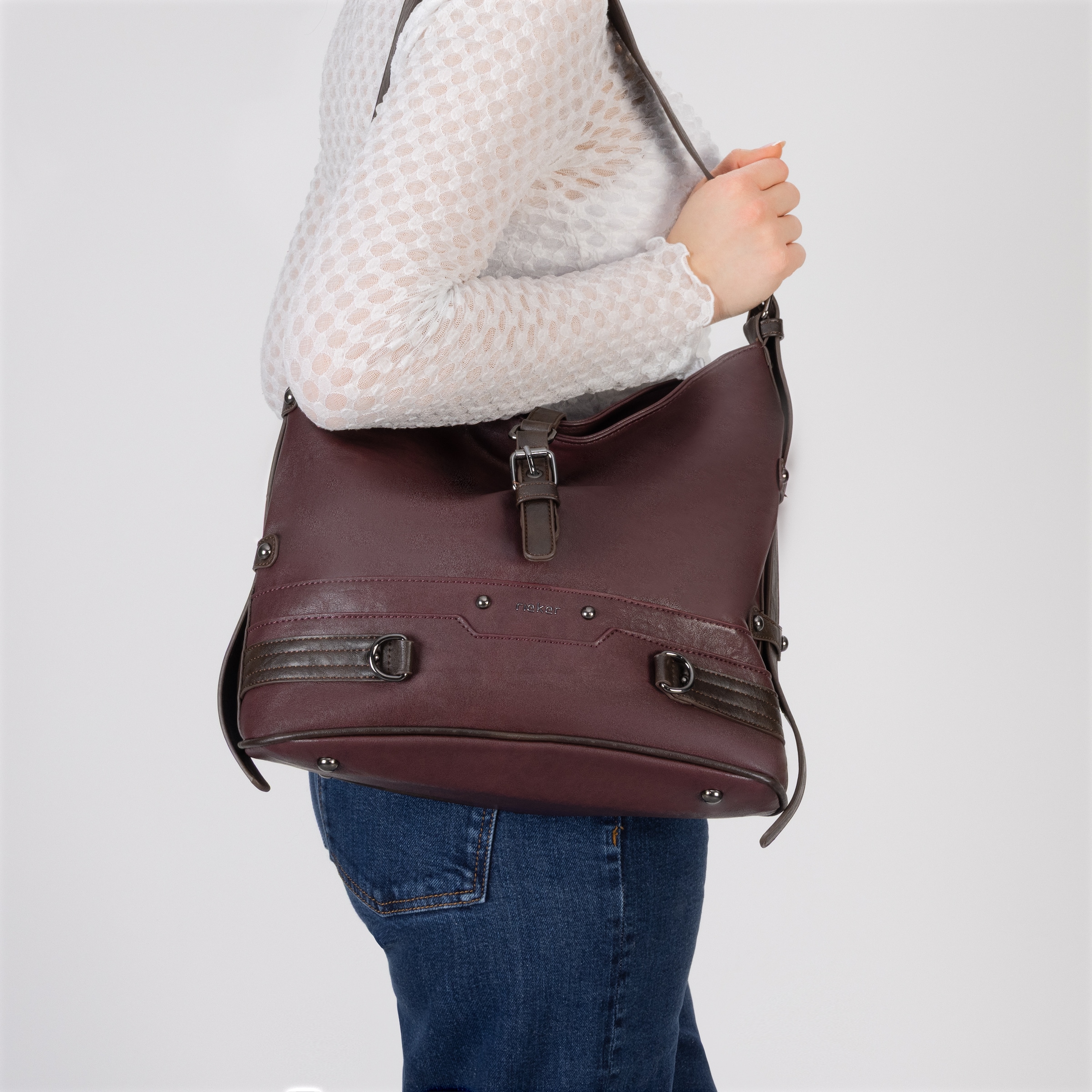 Rieker Sac à bandoulière Sac seau pour femme, sac à bandoulière, sac à poignée