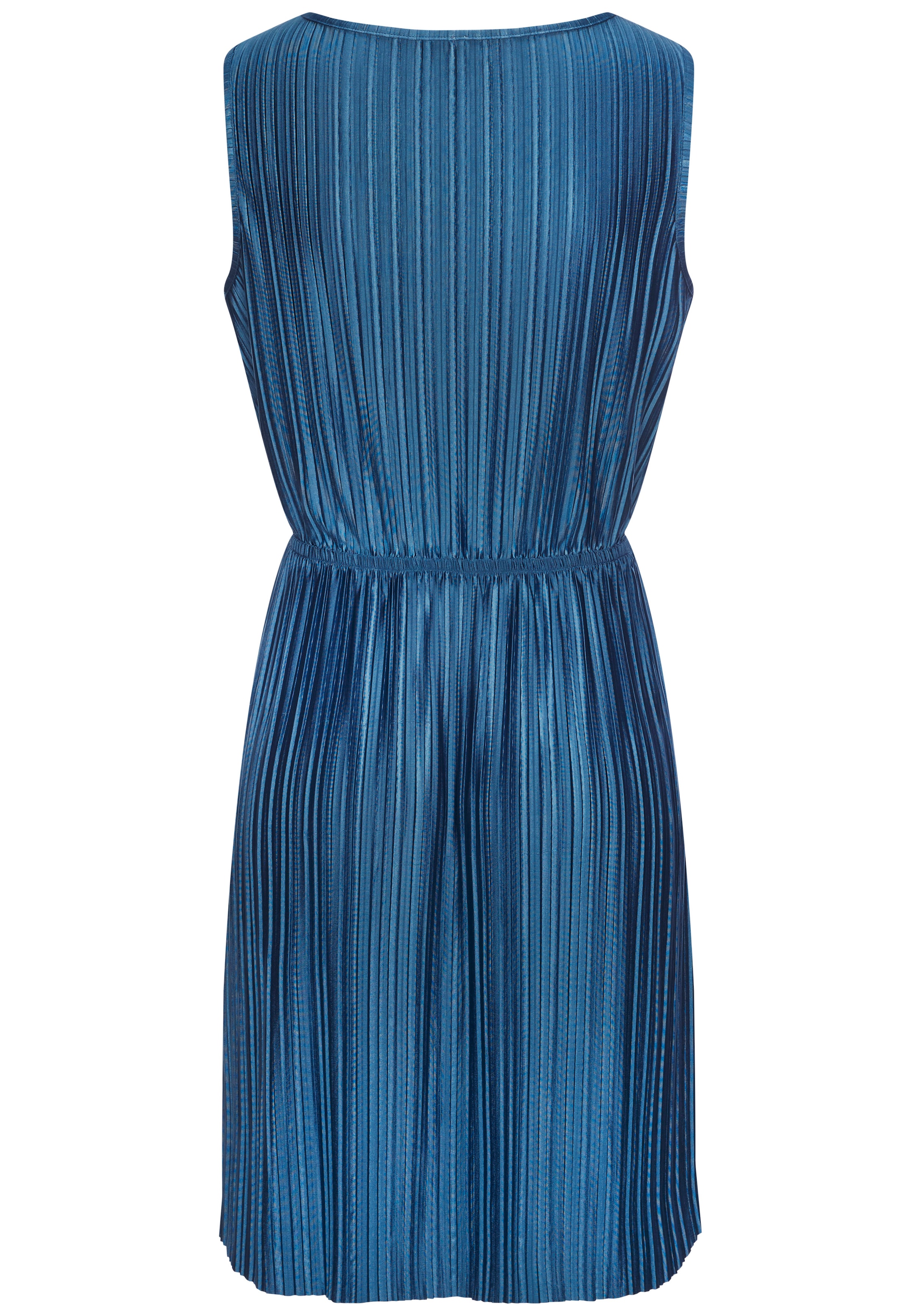 LASCANA Robe plissée »aus schimmernder Ware« Sans poches Partykleid, festliches Sommerkleid, Cocktailkleid