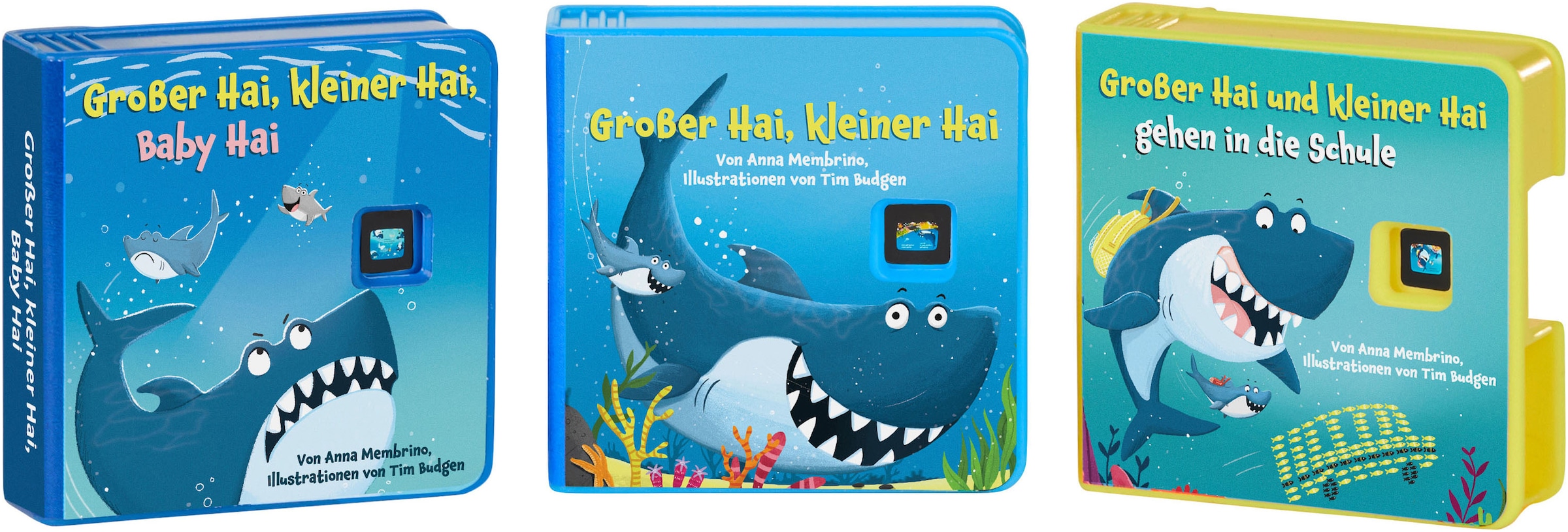 Little Tikes® Cassette de feuilleton audio »Story Dream Machine, Grosser Hai, Kleiner Hai Familien-Kollektion« passend für Story Dream Machine