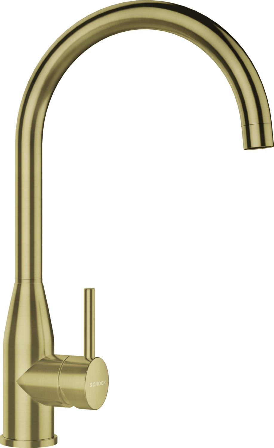 Schock Robinetterie de cuisine »Kavus« Hochdruck, Festauslauf, Flüsterperlator, Schwenkbereich 360°