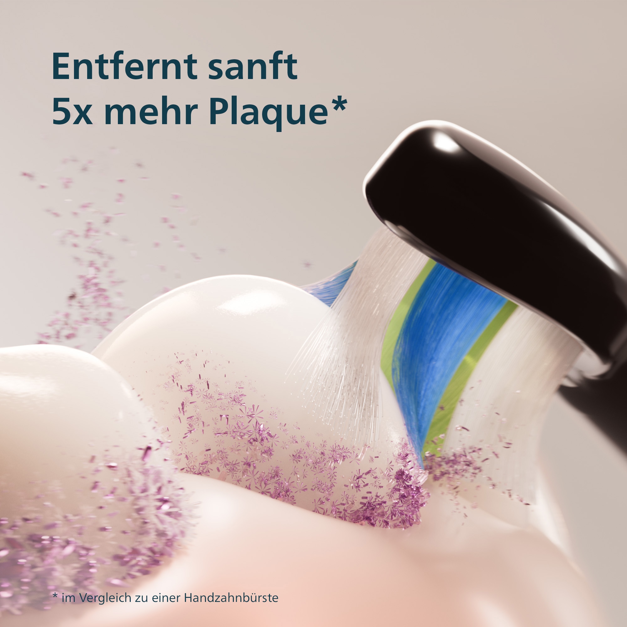 Philips Sonicare Brosse à dents électrique »Series 3100« 2 cuis Aufsteckbürsten mit  Drucksensor, 3 Intensitätsstufen, inkl. Reiseetui und Ladegerät
