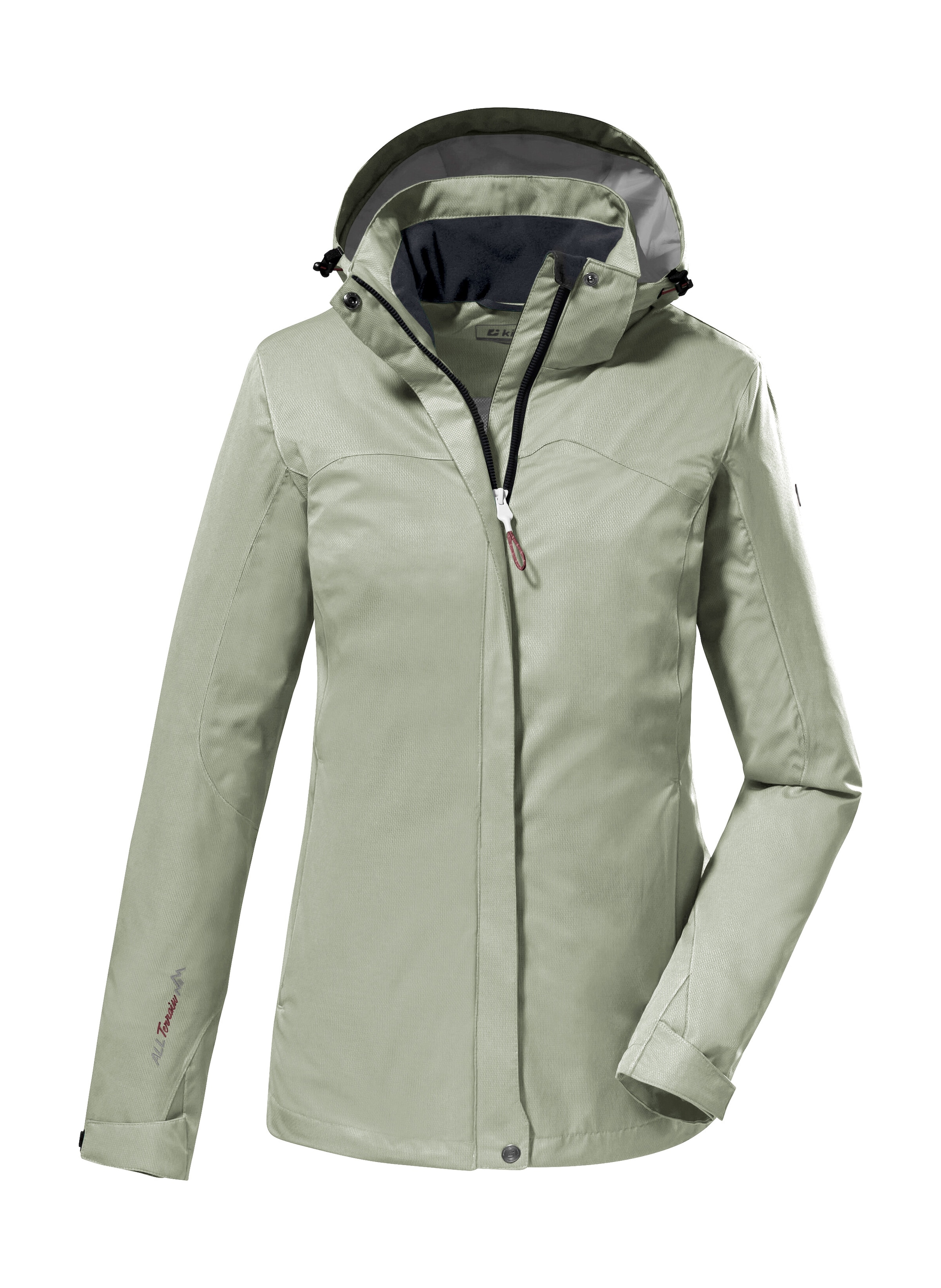 Killtec Outdoorjacke »KOS 133 WMN JCKT« Wasser- und winddichte Damenjacke mit abnehmbarer Kapuze