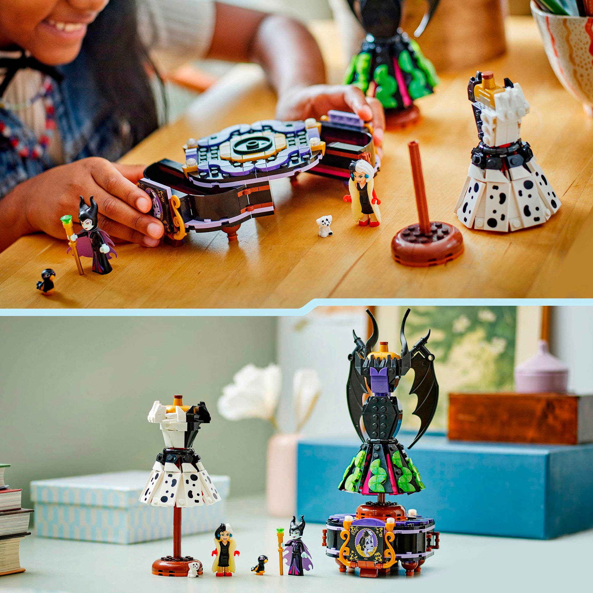 LEGO® Konstruktionsspielsteine »Die Kleider von Malefiz und Cruella De Vil (43262)« LEGO® Disney Classic; Made in Europe