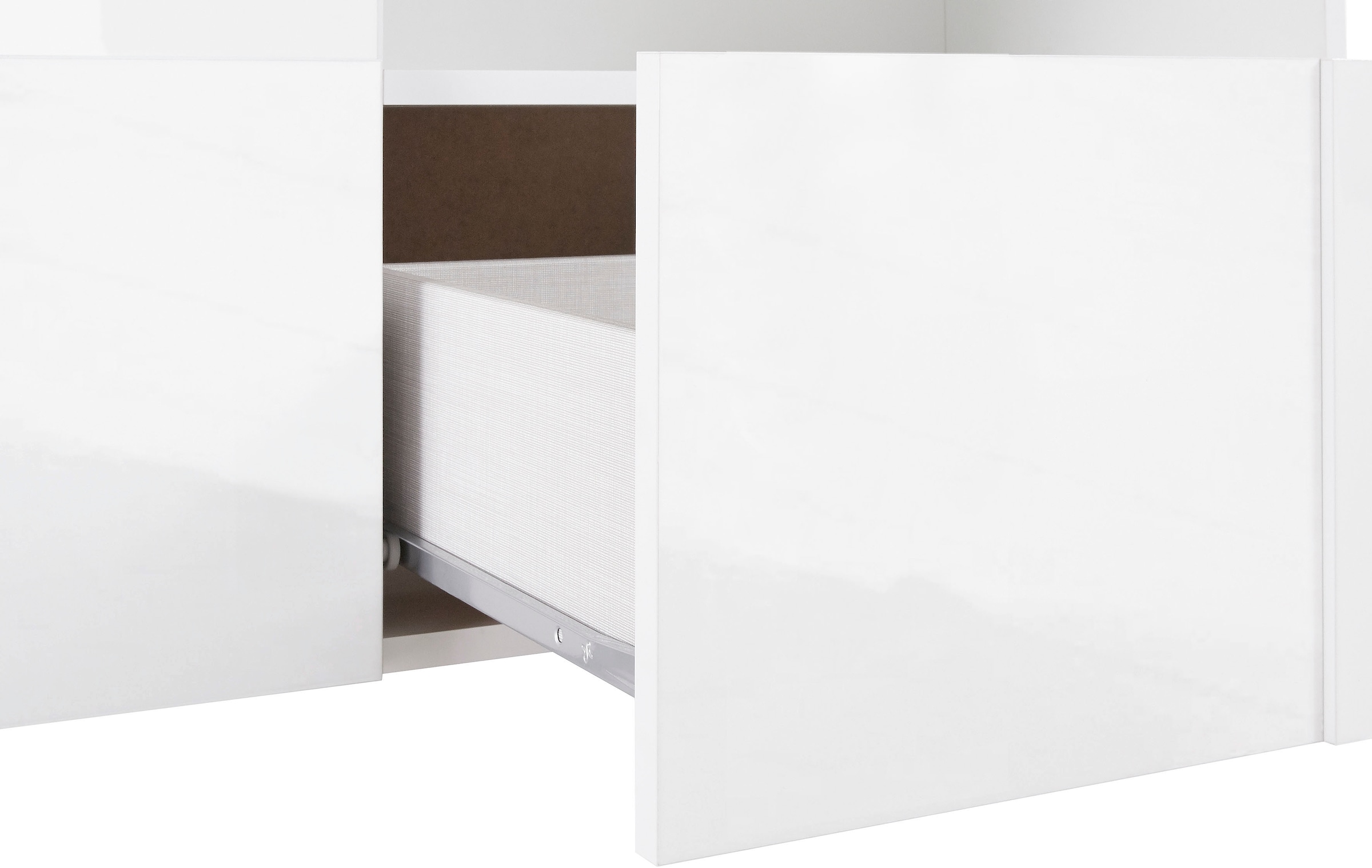 INOSIGN Lowboard »Dama Breite 121 cm, TV-Board 1 Tür, 1 Schubkasten, TV-Schrank« Front in 3D-Optik, grifflos, verschiedene Farben