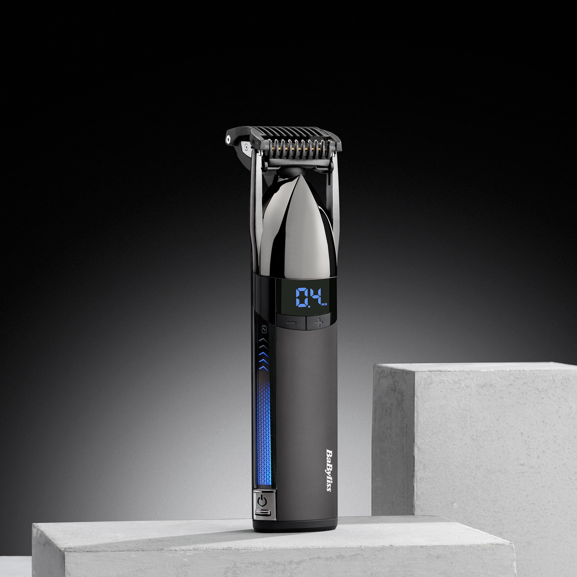BaByliss Bartschneider »BaByliss Super-X Metal Stubble Trimmer Bartschneider,  S991E« 0 Aufsätze Flexibler Scherkopf, Titan-Klingen, 24 Schnittlängen von 0,4mm-5mm