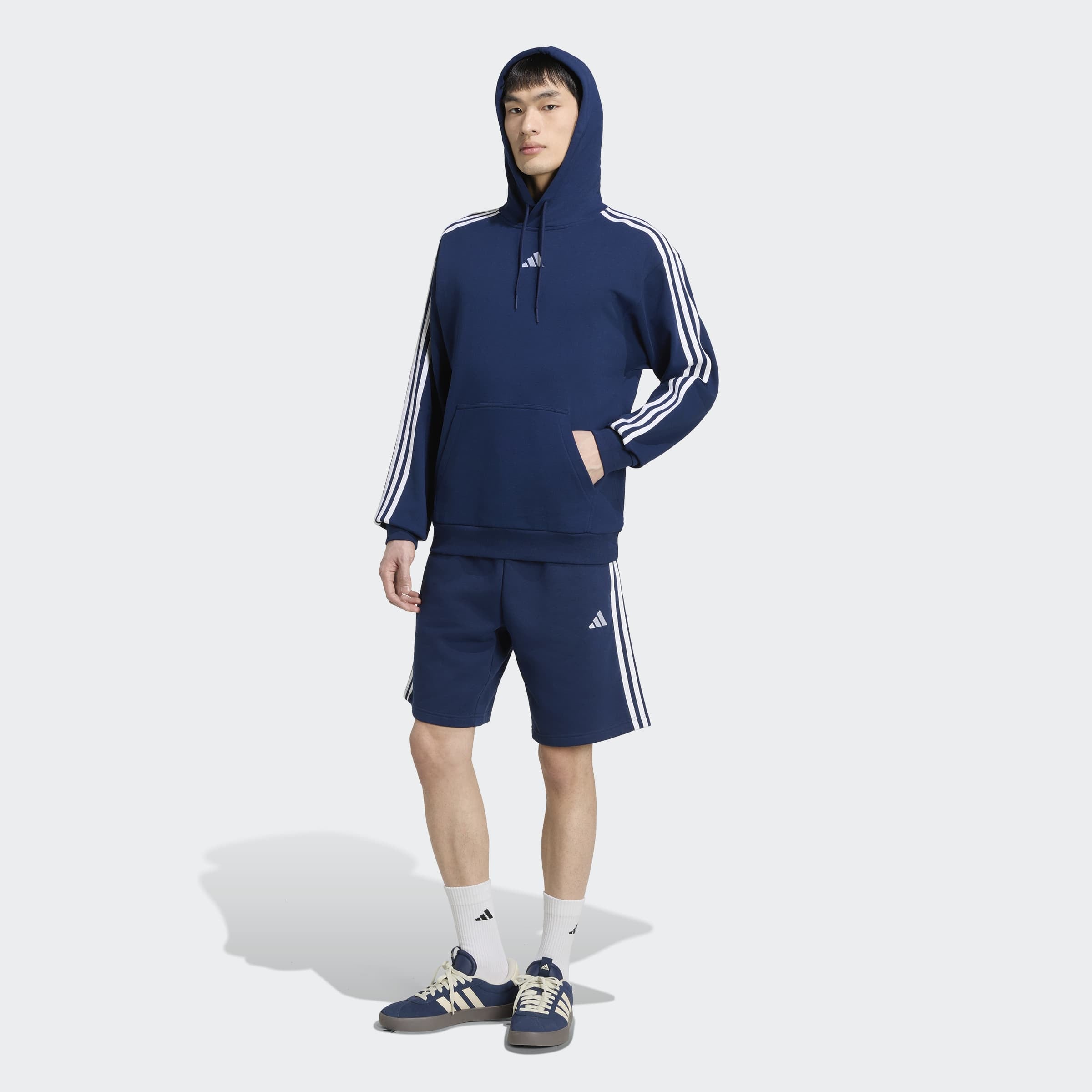 adidas Sportswear Sweat à capuche »ESSENTIALS 3-STREIFEN FRENCH TERRY HOODIE«
