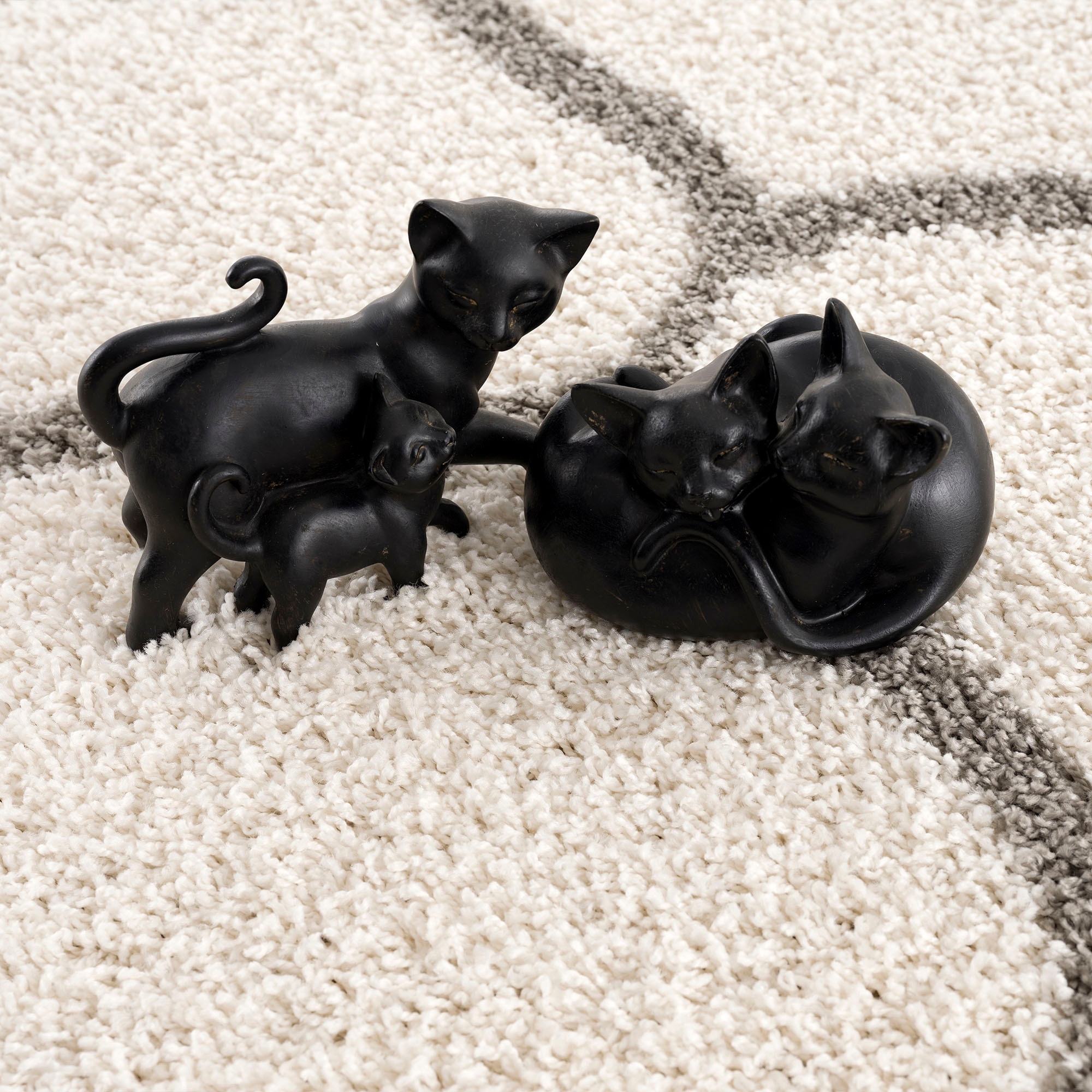 Sanat Hochflor-Teppich »Madrid« rund 30 mm Höhe Wohnzimmer, Langflor, Shaggy Teppich