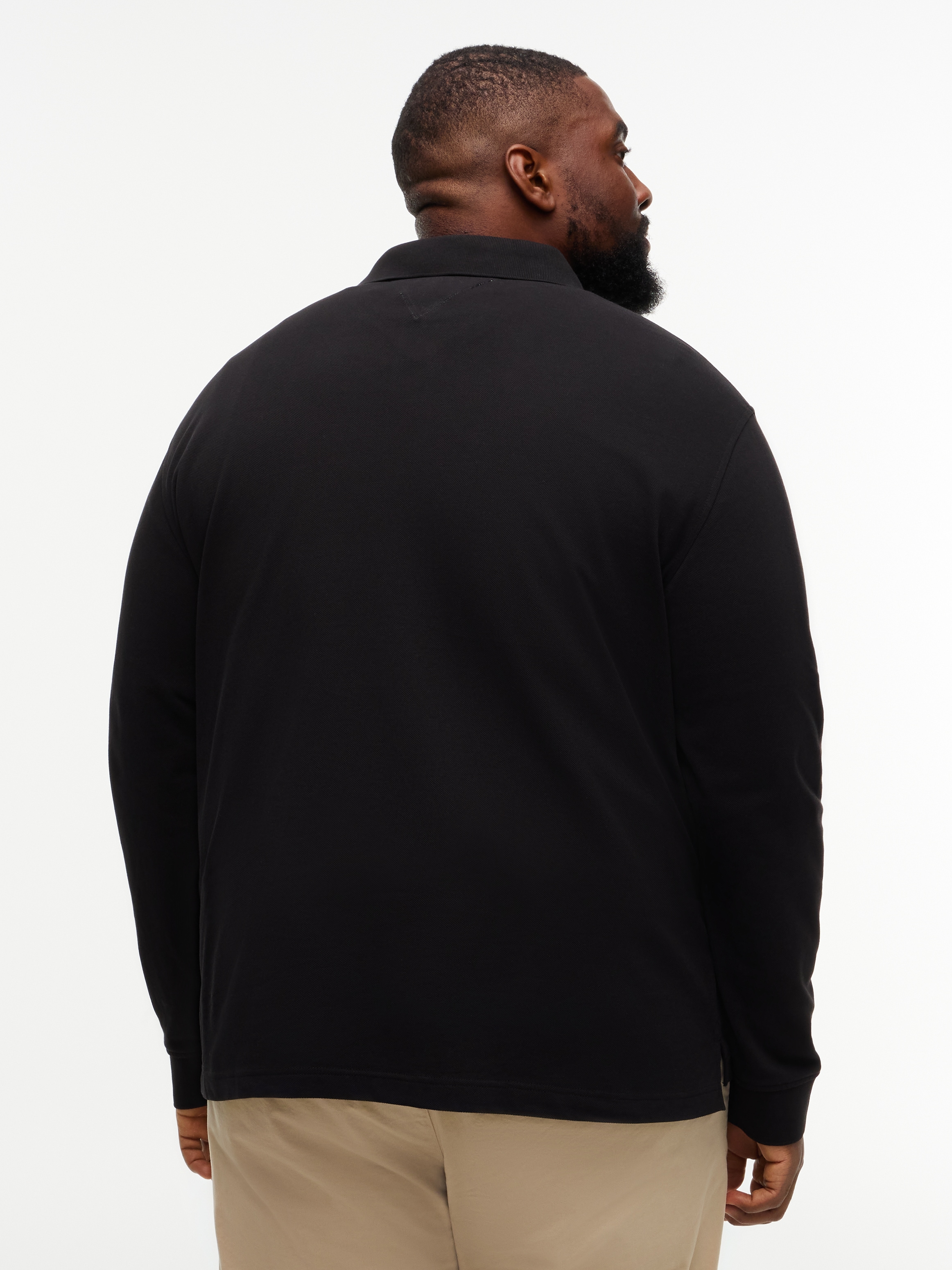 Tommy Hilfiger Big & Tall Polo à manches longues »BT-1985 REGULAR LONGSLEEVE« Grandes tailles, piqué stretch