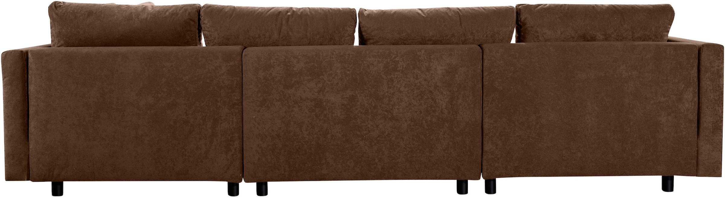 COLLECTION AB Wohnlandschaft »Toni U-Form, B: 298 cm« mit Hocker & 3 Zierkissen, Federkern