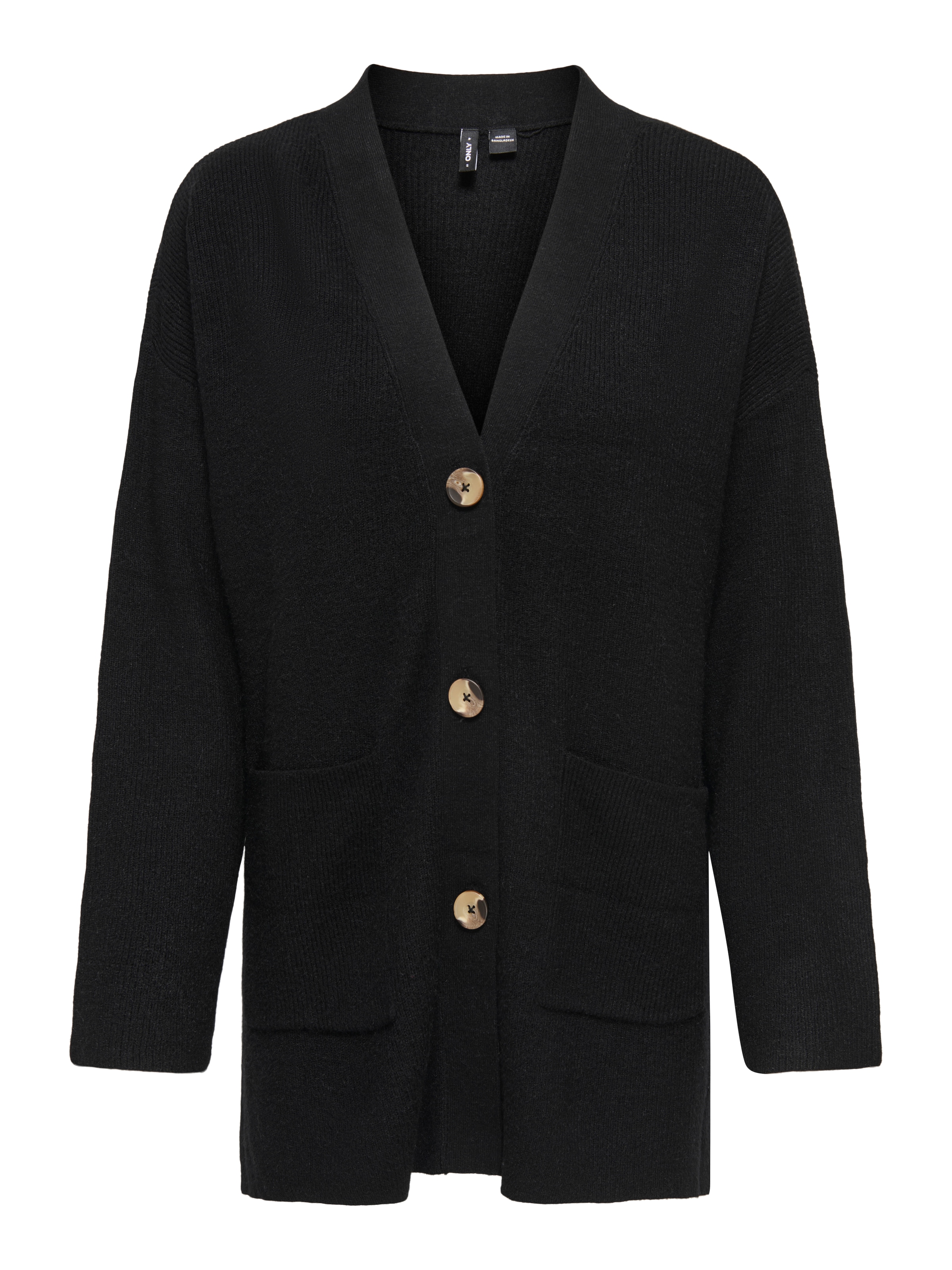 ONLY Strickjacke »ONLIBI LS RIB LOOSE CARDIGAN KNT NOOS« Viskosemischung, regular fit