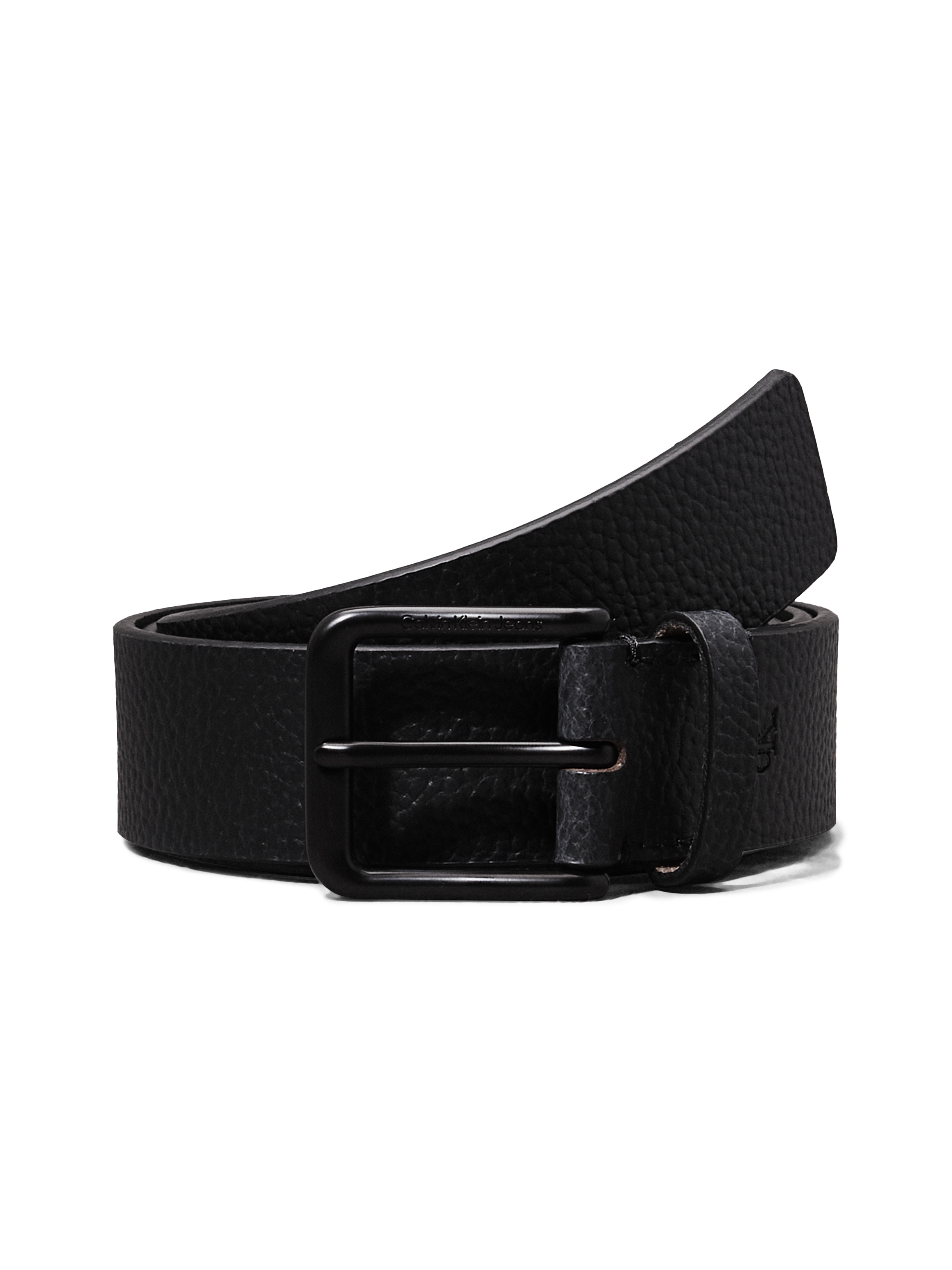 Calvin Klein Jeans Ledergürtel »CLASSIC CASUAL BELT 35MM« Logoprägung, Einfachdornschliesse