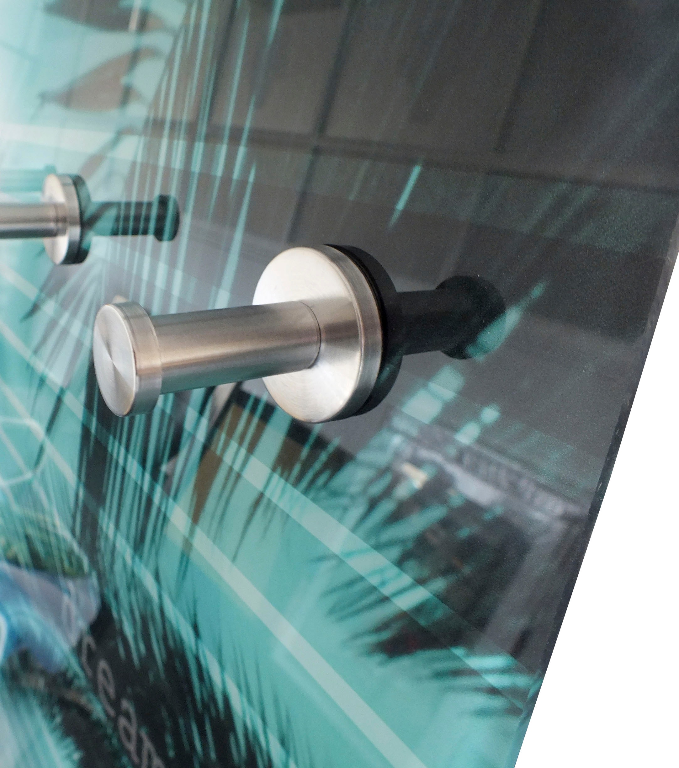 queence Garderobenleiste »Flamingo« mit 6 Haken, 50 x 120 cm