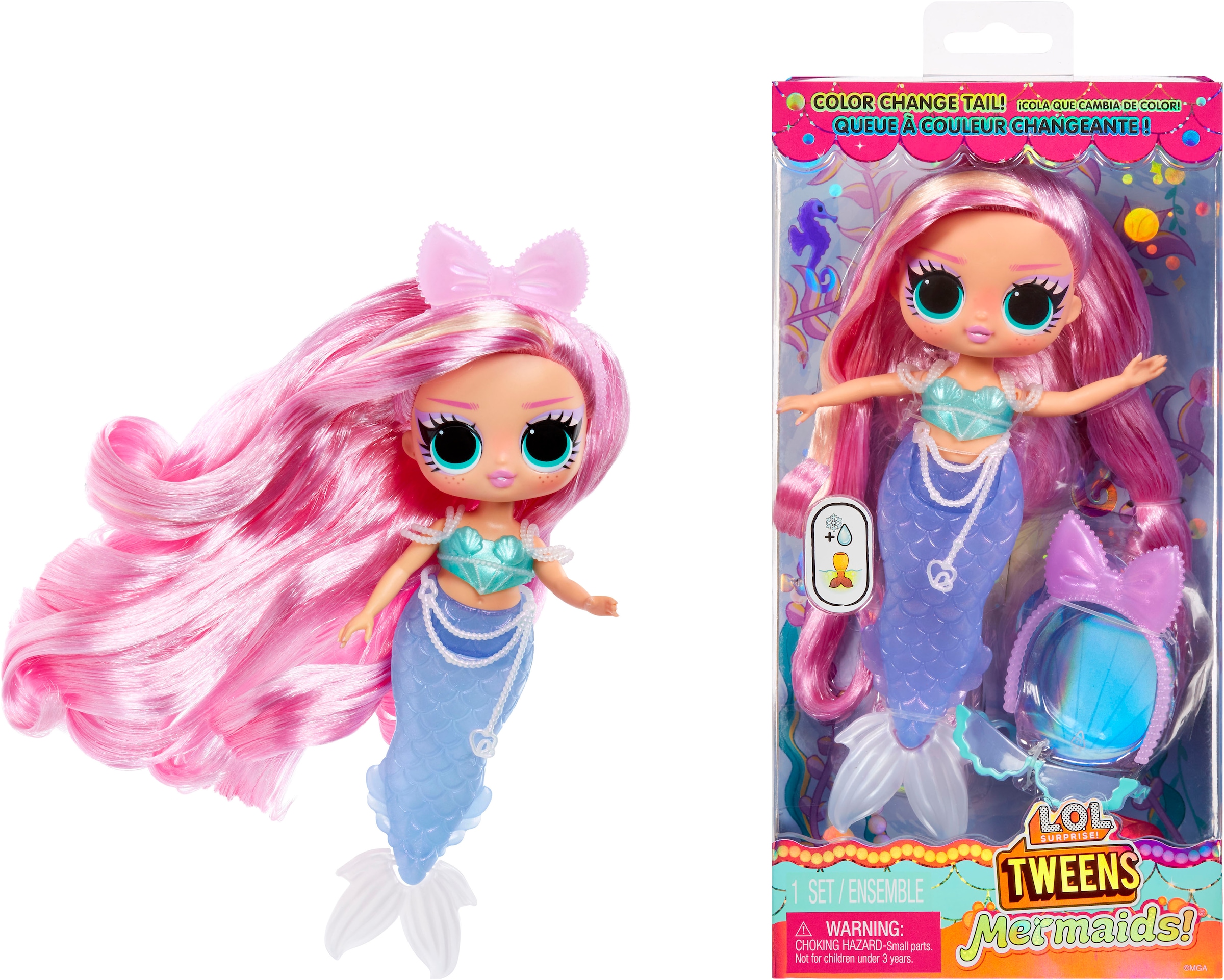 L.O.L. SURPRISE! Anziehpuppe »L.O.L. Surprise Tweens MERMAID Doll - Lola Waves«