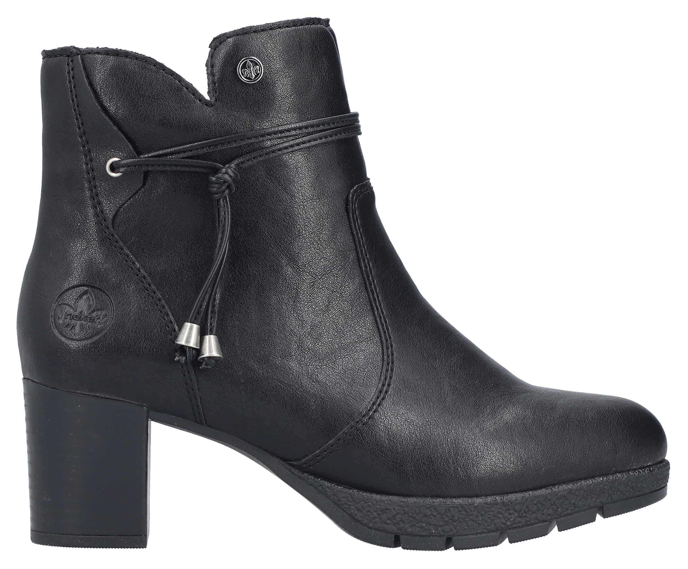 Rieker Bottines  Businessstiefelette, Blockabsatz, Boots in schmler Form