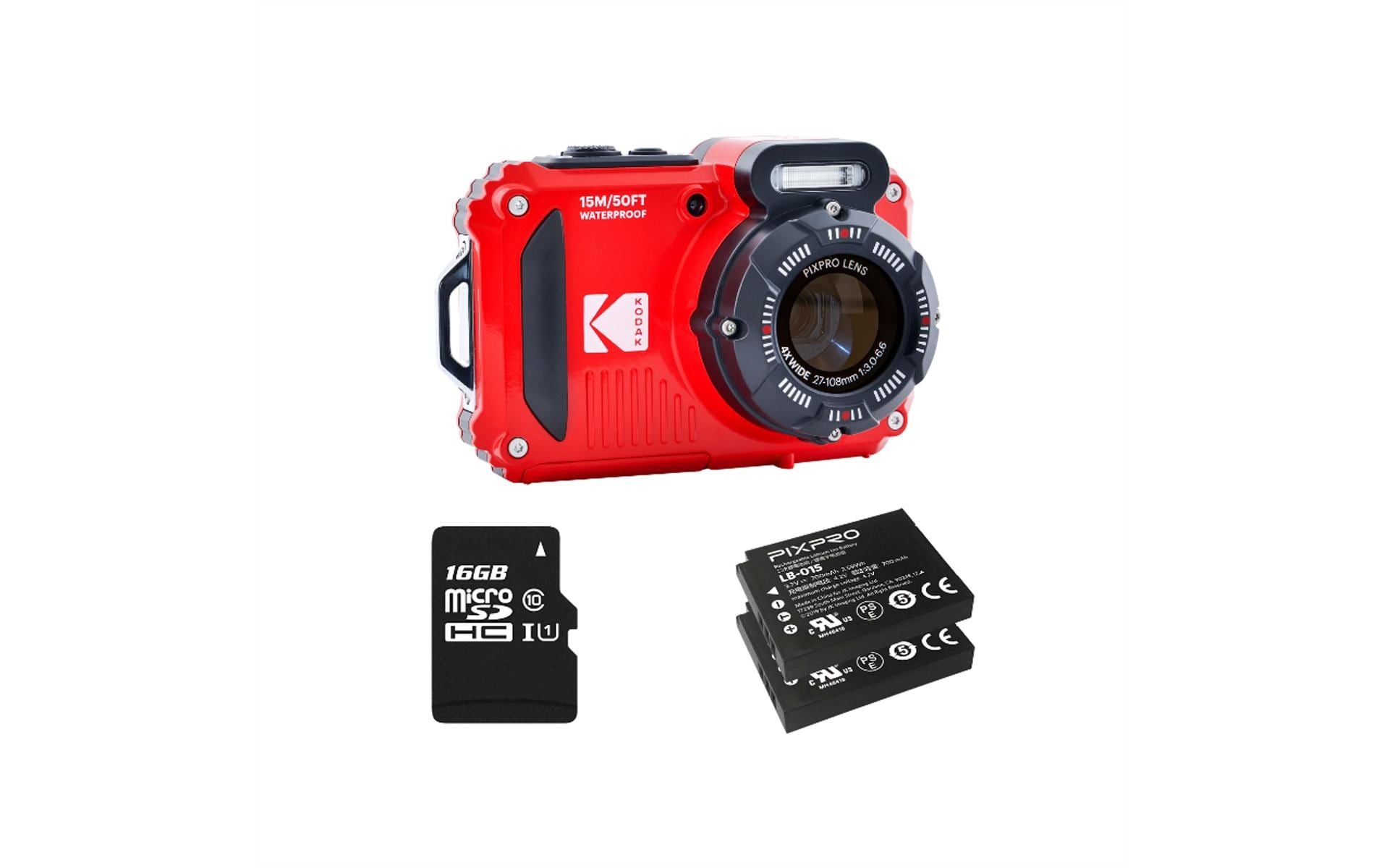 Kodak Unterwasser-Camcorder »PixPro WPZ2 Kit« Staubgeschützt, Stossgeschützt, Wasserfest