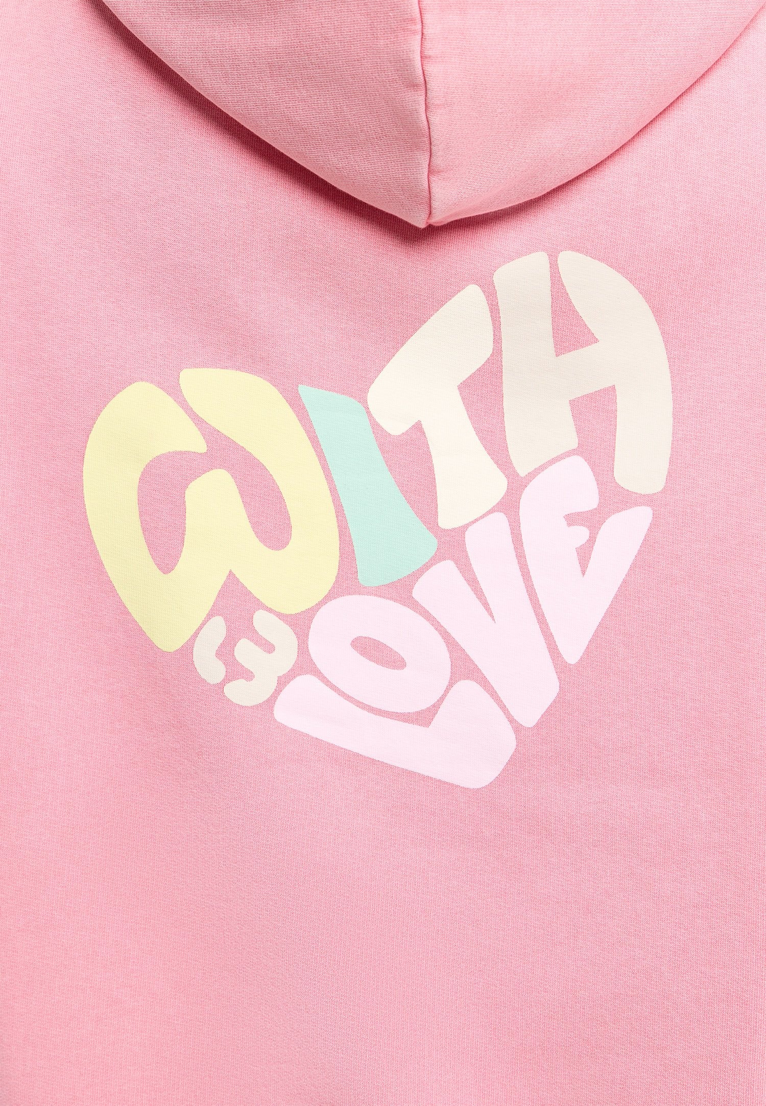 Ragwear Kapuzensweatshirt »GERMMA PP«, Oversized mit Kängurutasche, Kapuze und Herz-Rückenprint
