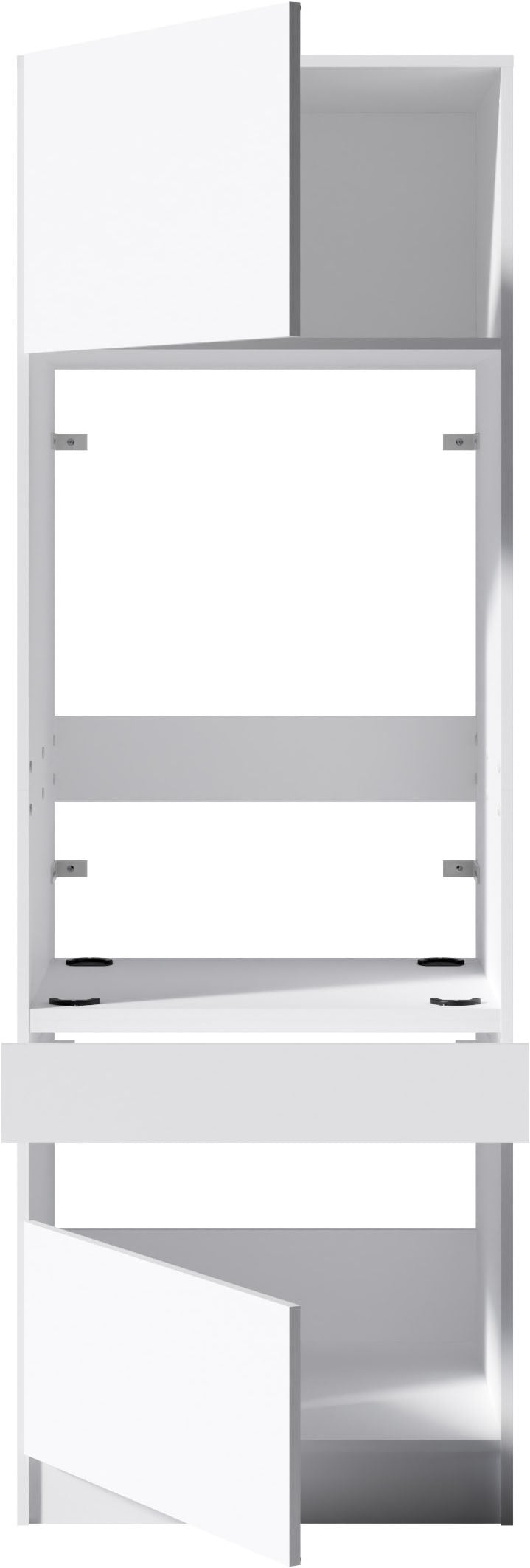 BASIC by Balculina Waschmaschinenumbauschrank »Washhome B/T/H 68x200x68 cm« 1 Stk. tlg. Breite 68cm, ausziebarer Tablerboden