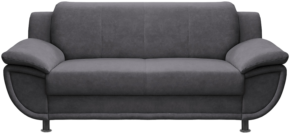 TRENDMANUFAKTUR 2-places »Rondo, Breite 178 cm, breite Armlehnen, Füsse schwarz« canapé disponible avec ressorts ensachés et en différentes housses