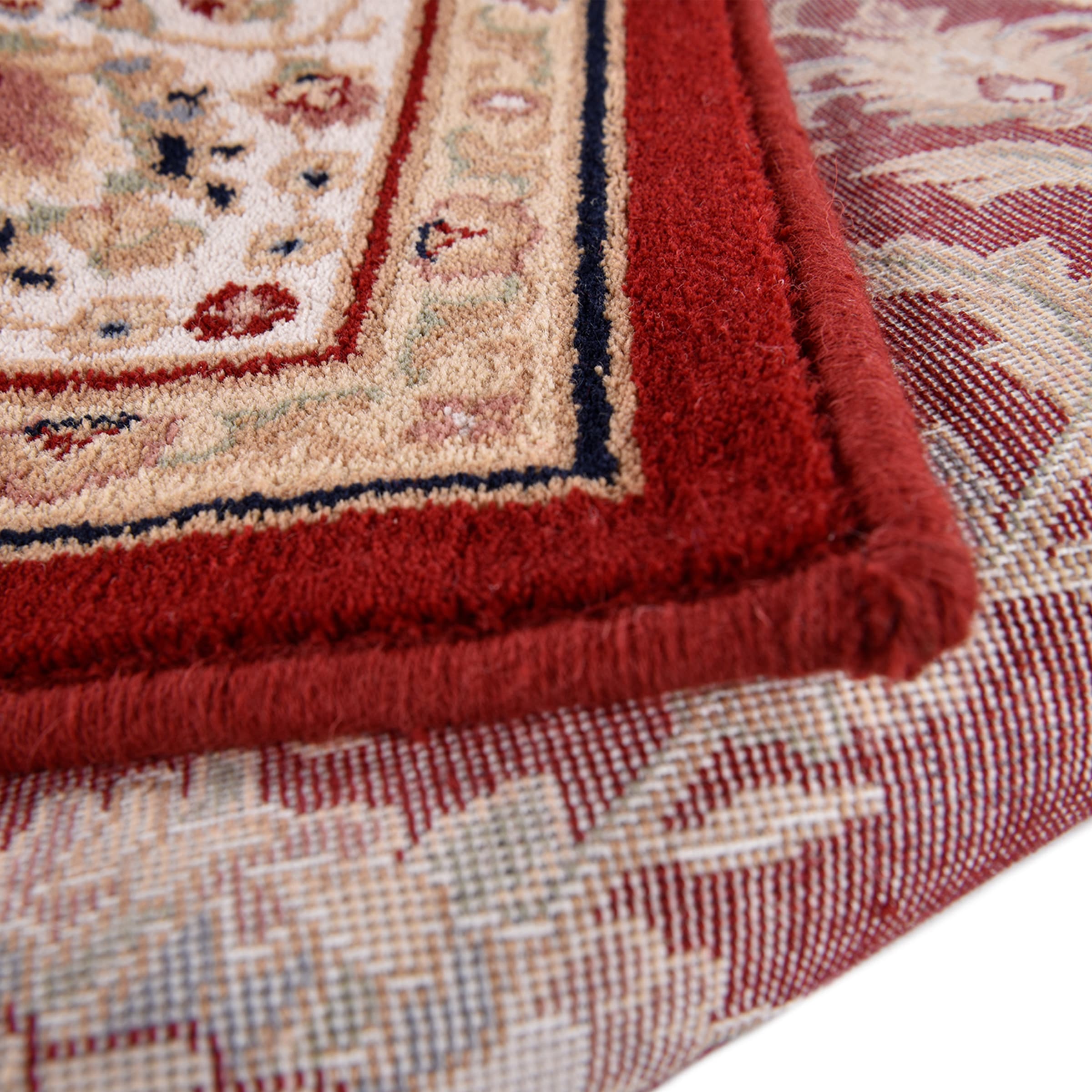 THEKO Wollteppich »Dolna - 808« rechteckig 10 mm Höhe Kurzflor, reine Wolle, Orient-Optik, auch in rund, Wohnzimmer