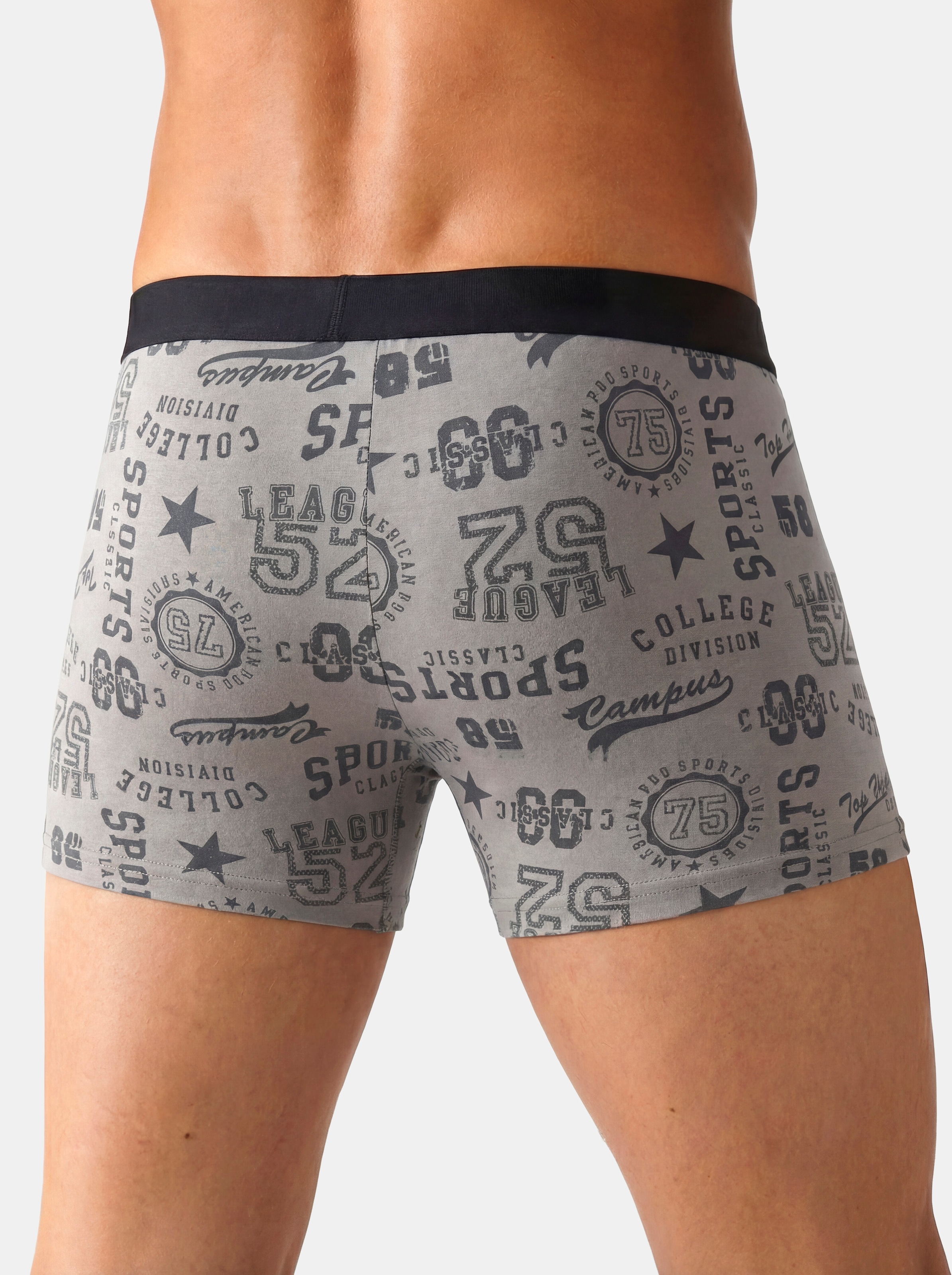 John Devin Boxer »Boxershorts für Herren« Packung, 3 Stk. aus weichem Jersey-Material, teils lustig bedruckt