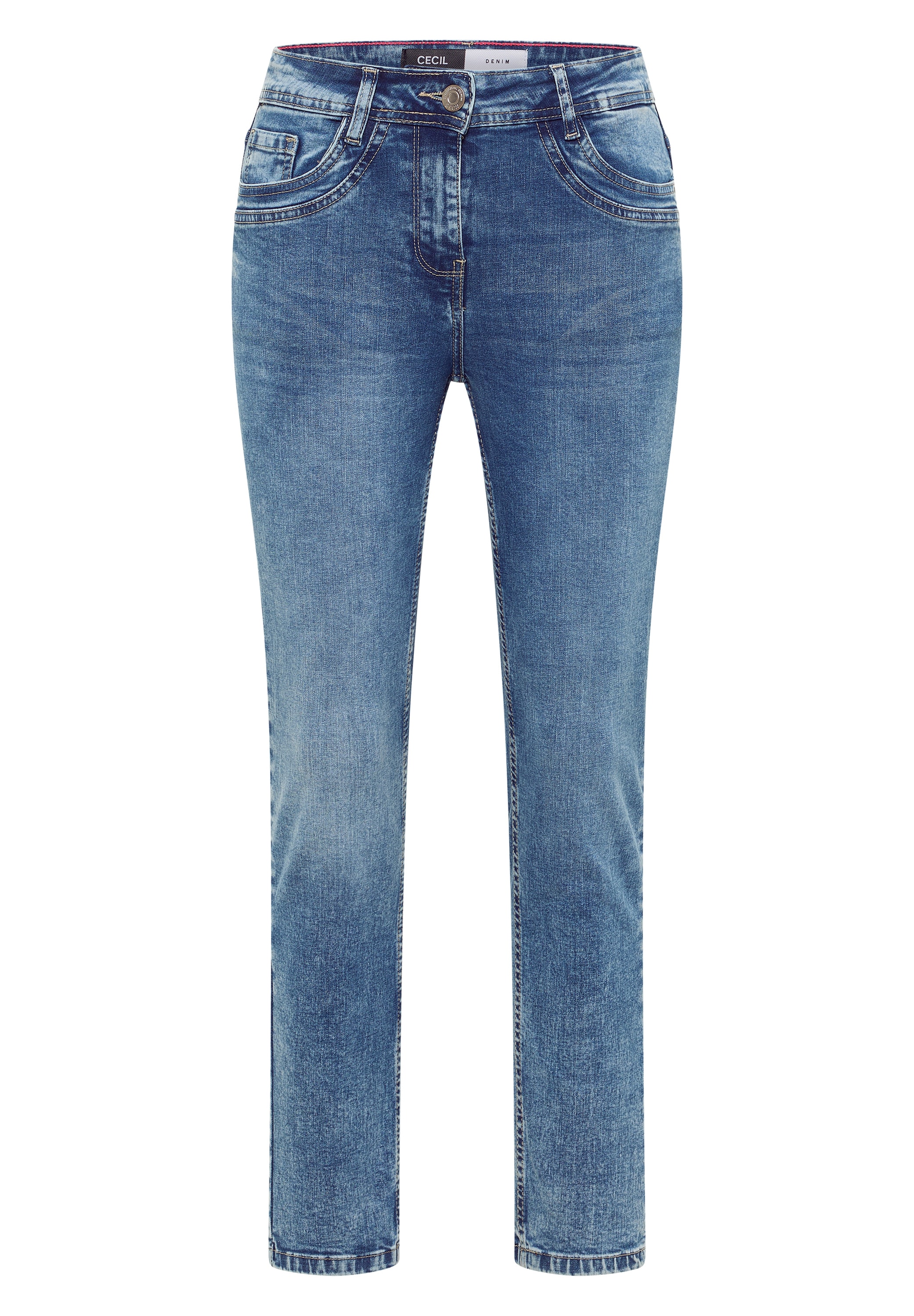 Cecil Slim-fit-Jeans »Style Toronto«, High Waist, im 5-Pocket-Stil
