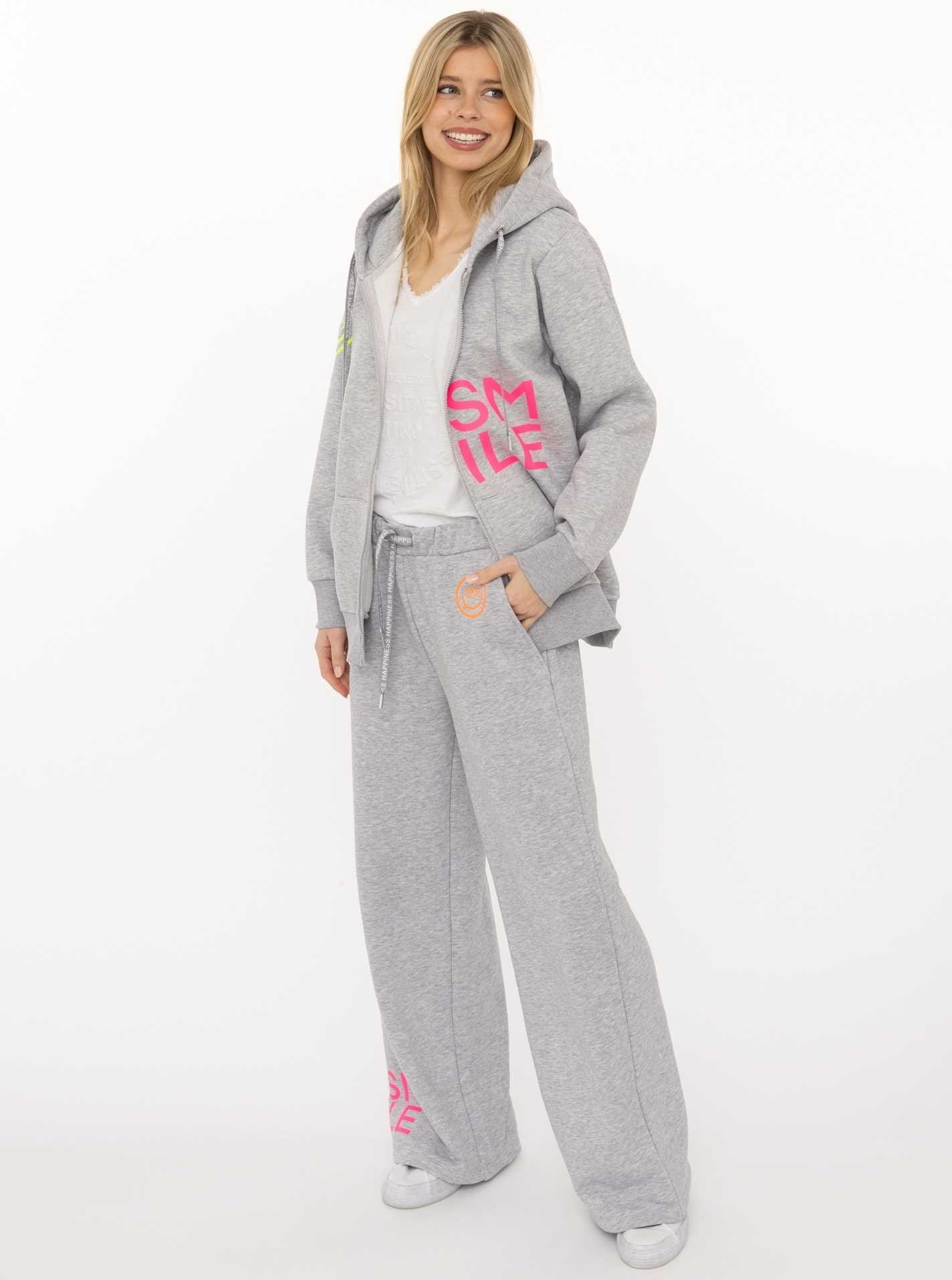 Zwillingsherz Sweathose »"Alissa"«  mit Print und Neon Stickerei , Kordel und Eingriffstaschen