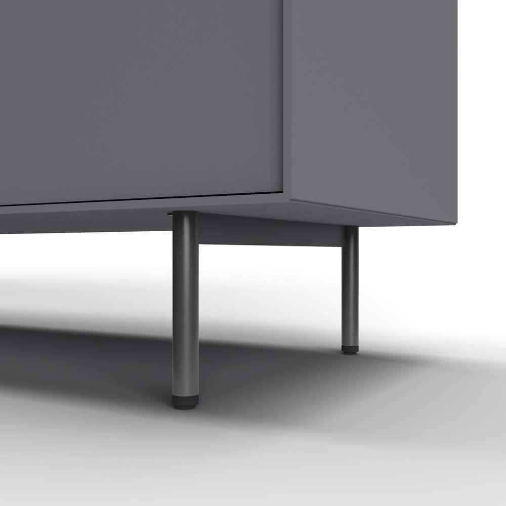 LeGer Home by Lena Gercke Lowboard »Essentials, Kommode, Anrichte, Kombikommode, Schrank mit Metallfüssen« Breite: 111 cm, UV lackiert, Push-to-open-Funktion