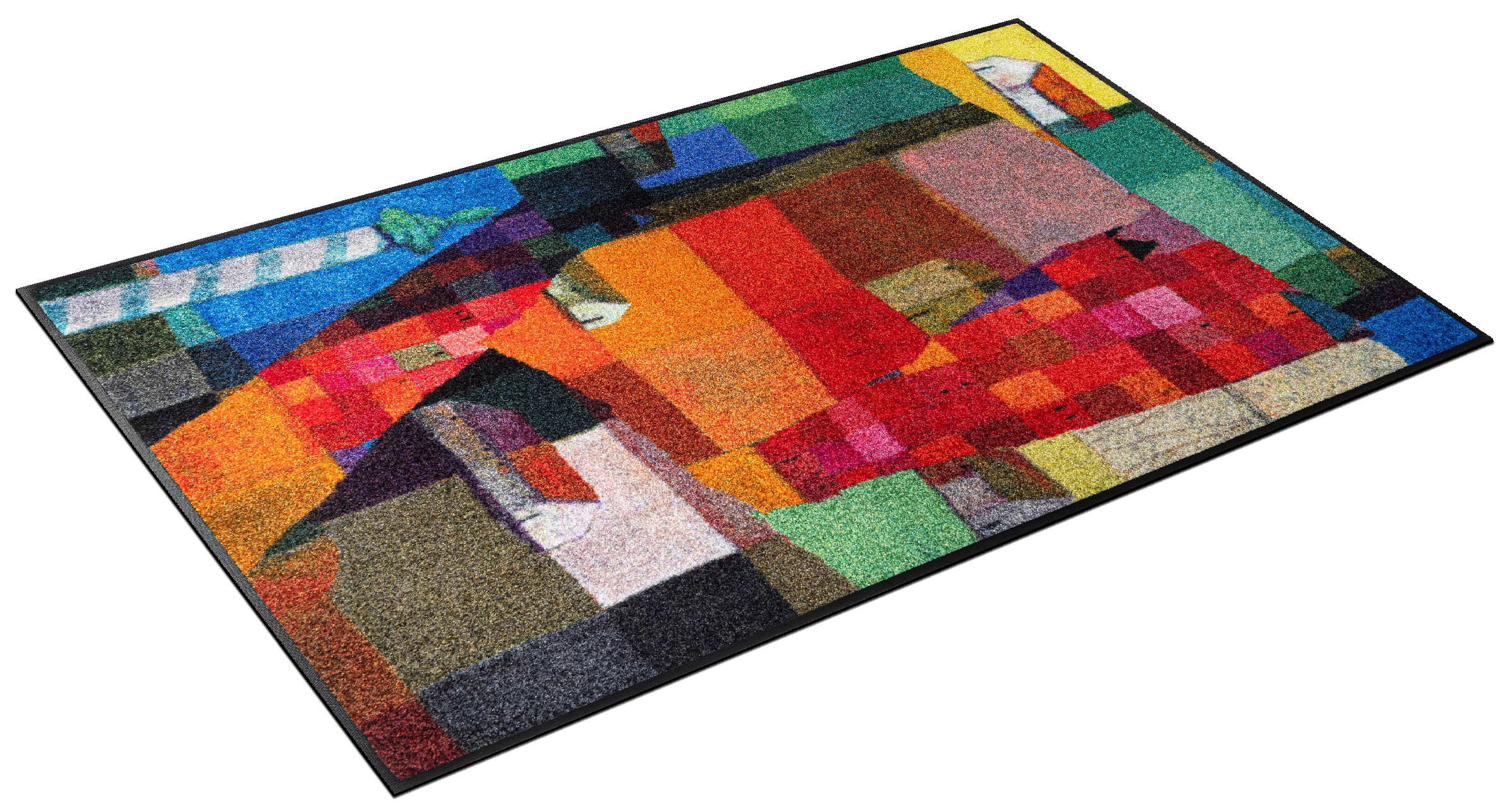 wash+dry by Kleen-Tex Tapis »Venetien« Rectangulaire 7 mm Höhe antidérapant, adapté intérieur et extérieur, lavable