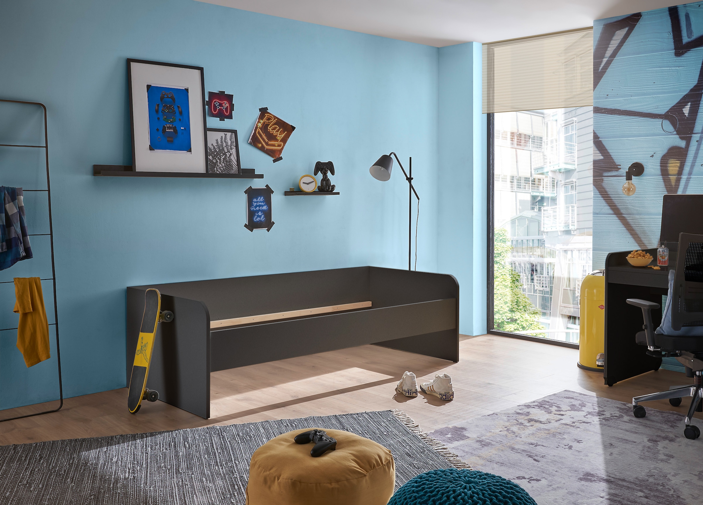 Begabino Sommier »Karla Einzelbett, Jugendbett« 90x200 cm, lit en 3 coloris