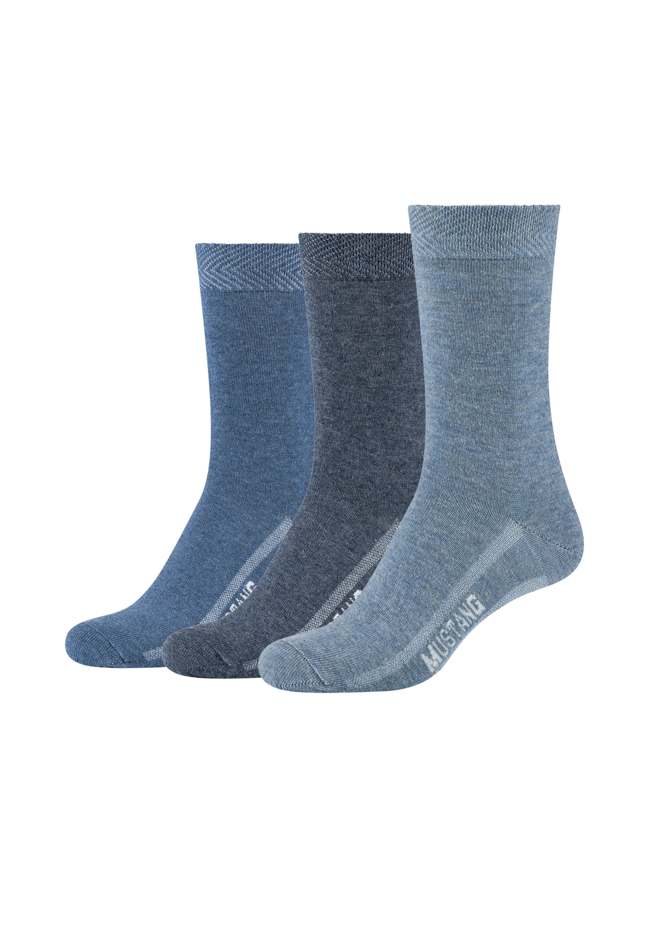 MUSTANG Chaussettes 6 Couple tlg. avec renforts au talon et aux orteils
