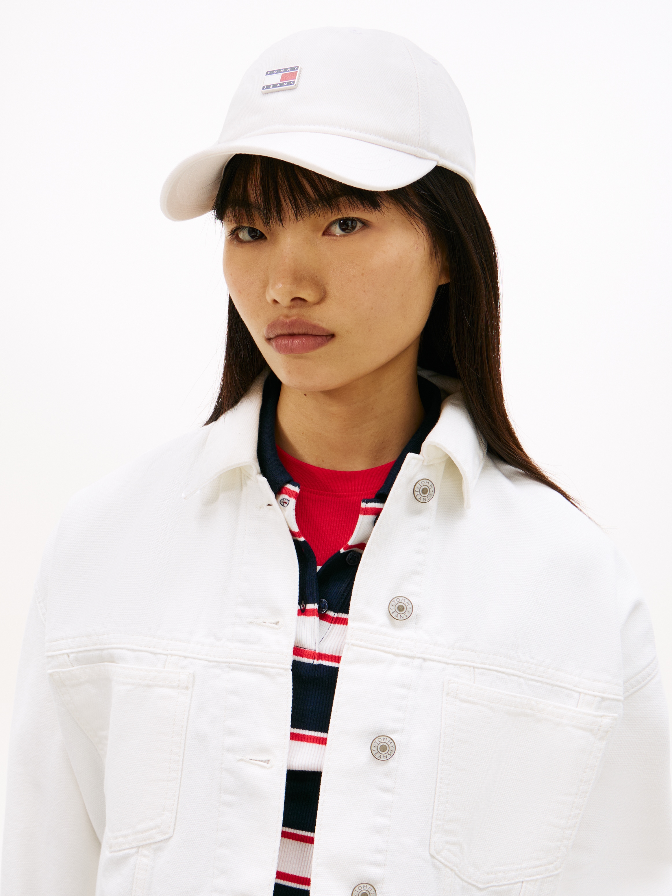 Tommy Jeans Casquette de baseball »TJW HERITAGE PLAQUE« Regular fit mit festem Schirm